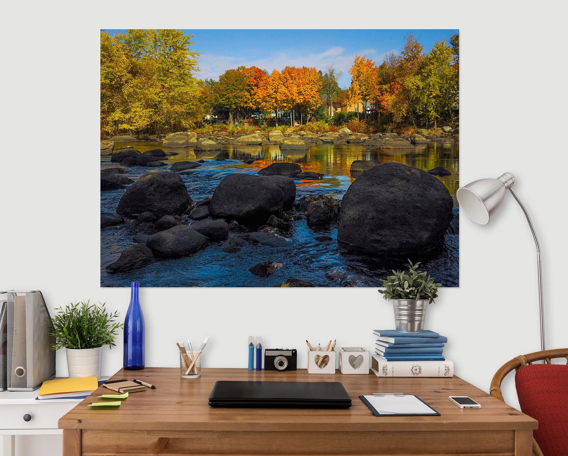 3D Stone River 114 Jerry LoFaro Wall Sticker Wallpaper AJ Wallpaper 2
