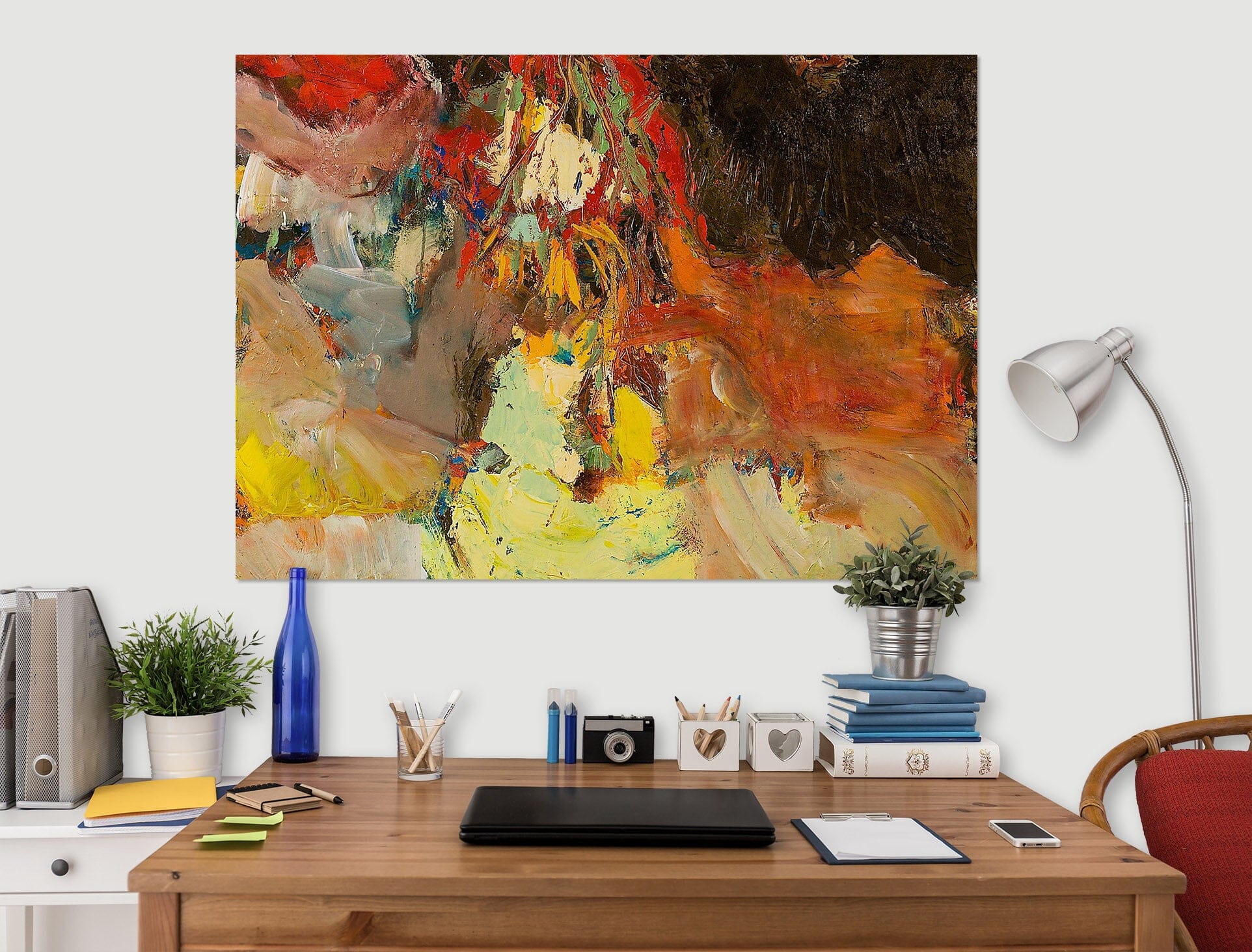 3D Yellow Valley 001 Allan P. Friedlander Wall Sticker Wallpaper AJ Wallpaper 2