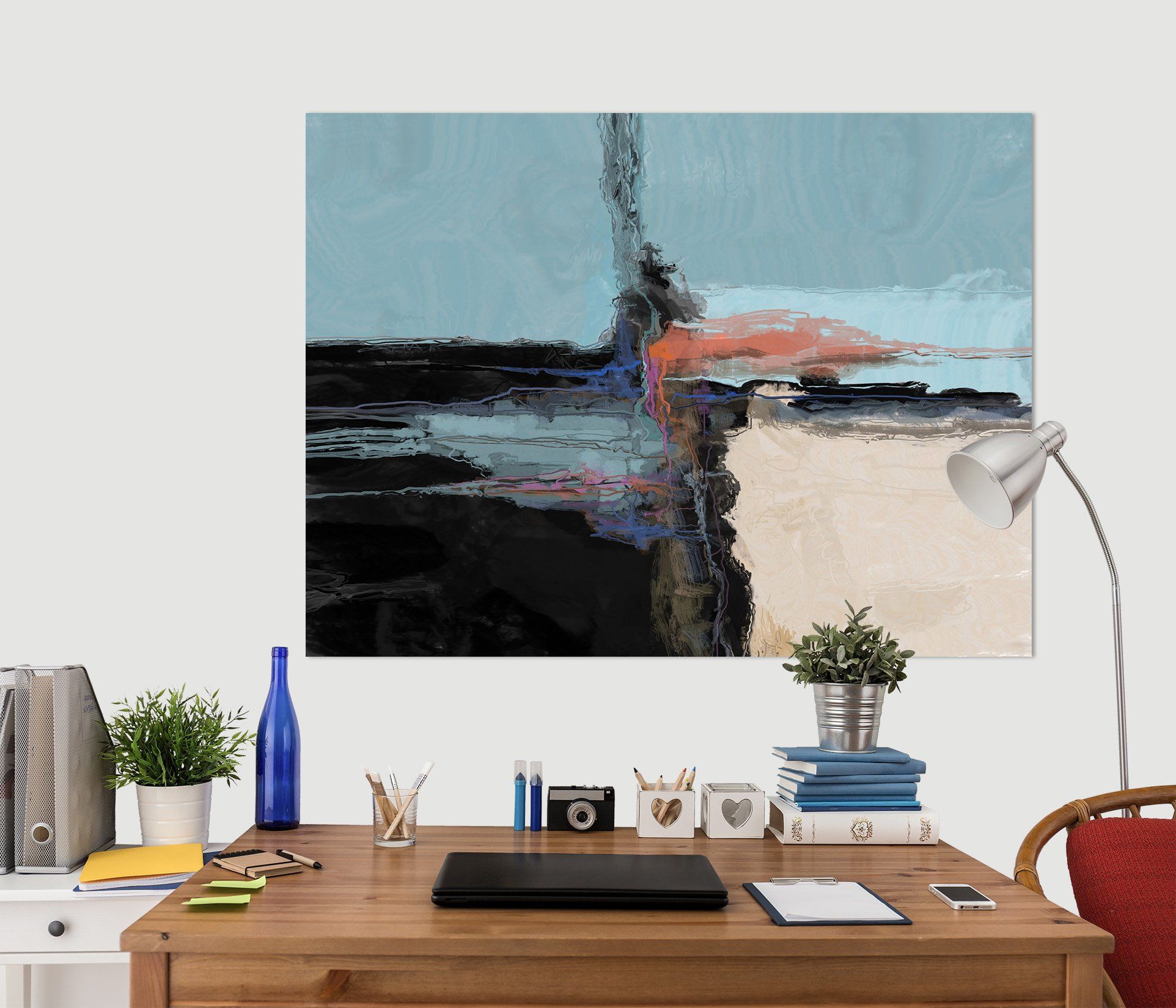 3D Black Smoke 002 Michael Tienhaara Wall Sticker Wallpaper AJ Wallpaper 2