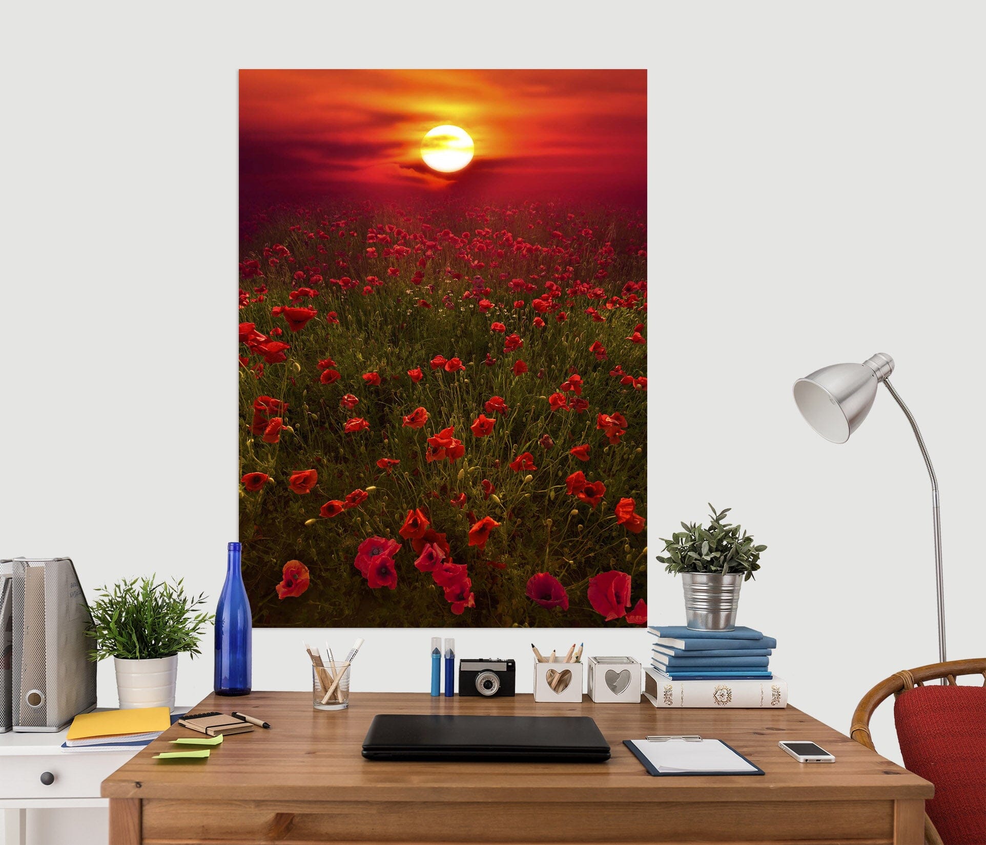 3D Sunset Garden 238 Marco Carmassi Wall Sticker Wallpaper AJ Wallpaper 2