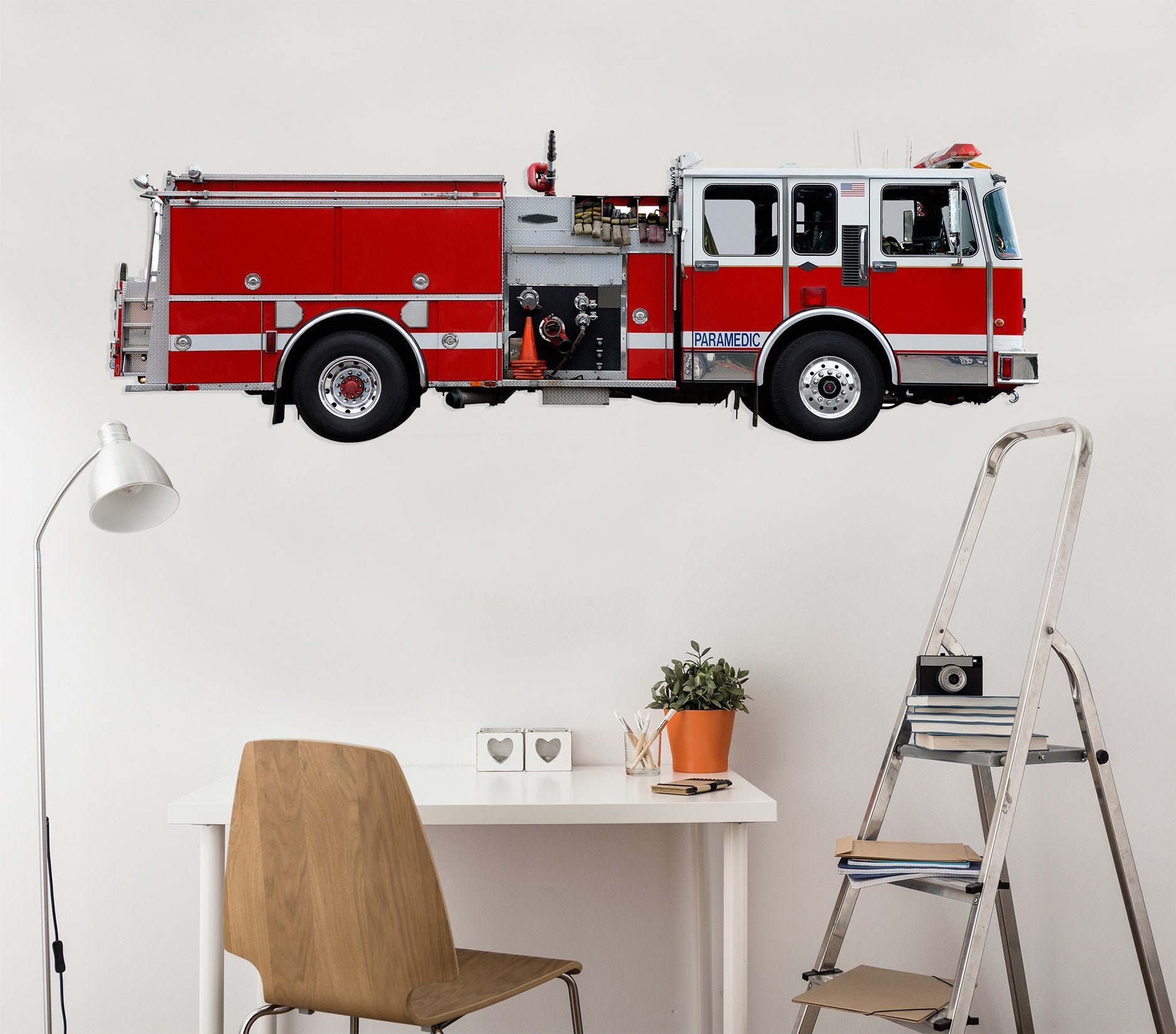 3D Red Truck 144 Vehicles Wallpaper AJ Wallpaper