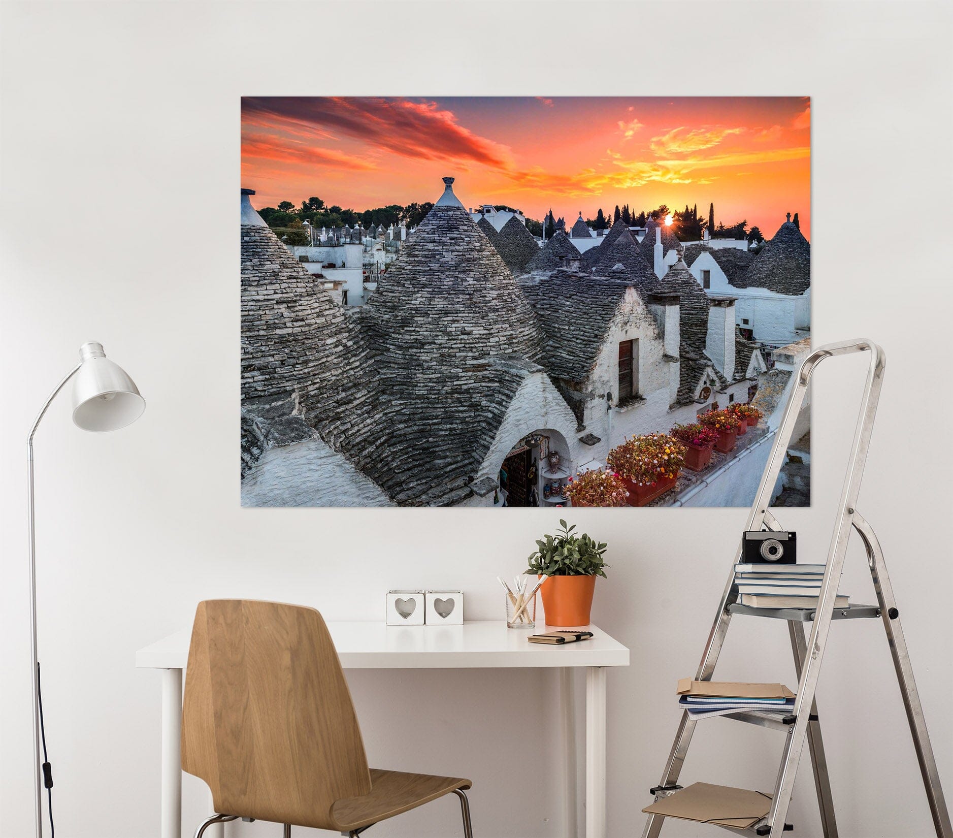 3D Snow Village 120 Marco Carmassi Wall Sticker Wallpaper AJ Wallpaper 2