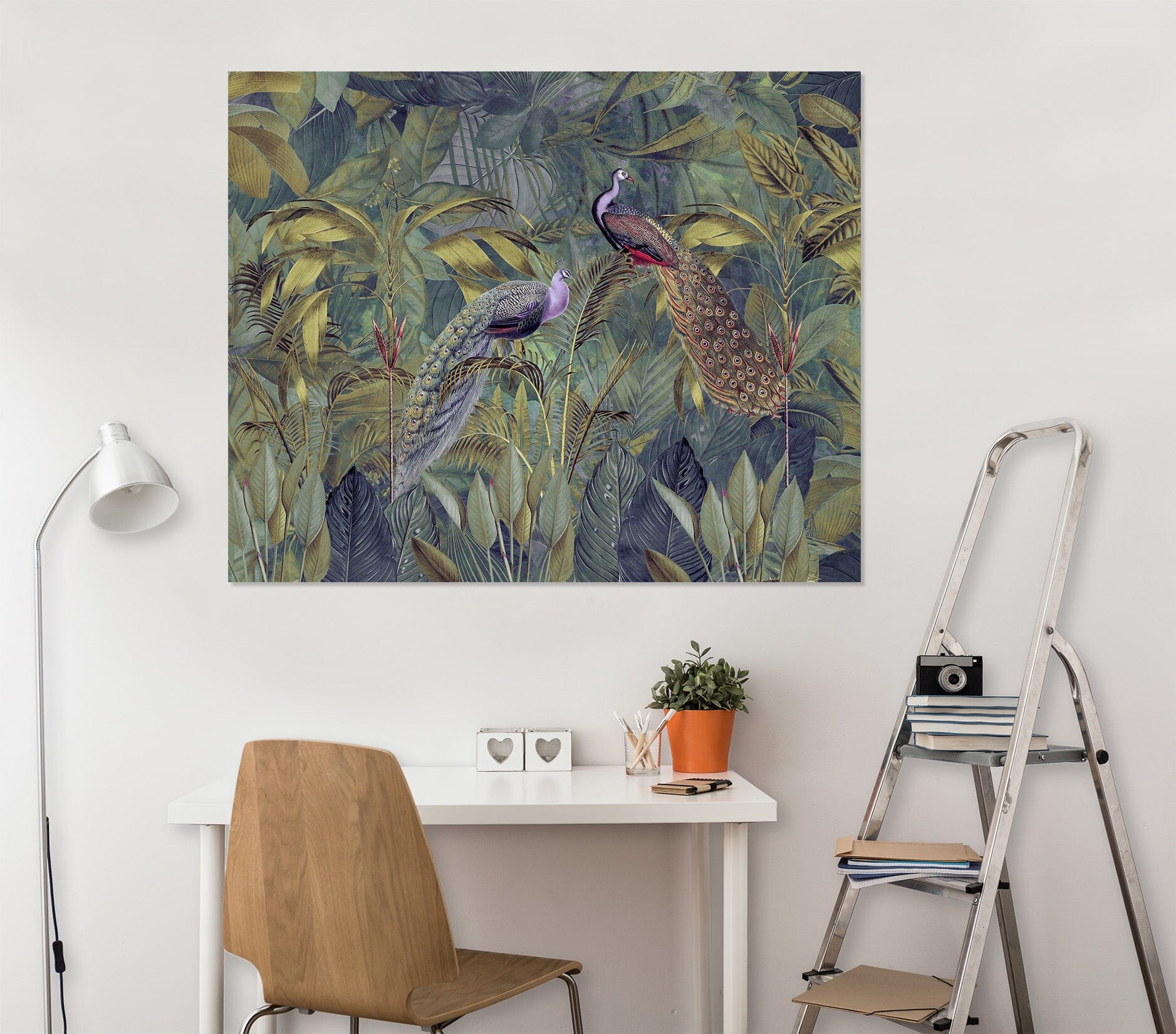 3D Cute Peacock 114 Andrea haase Wall Sticker Wallpaper AJ Wallpaper 2