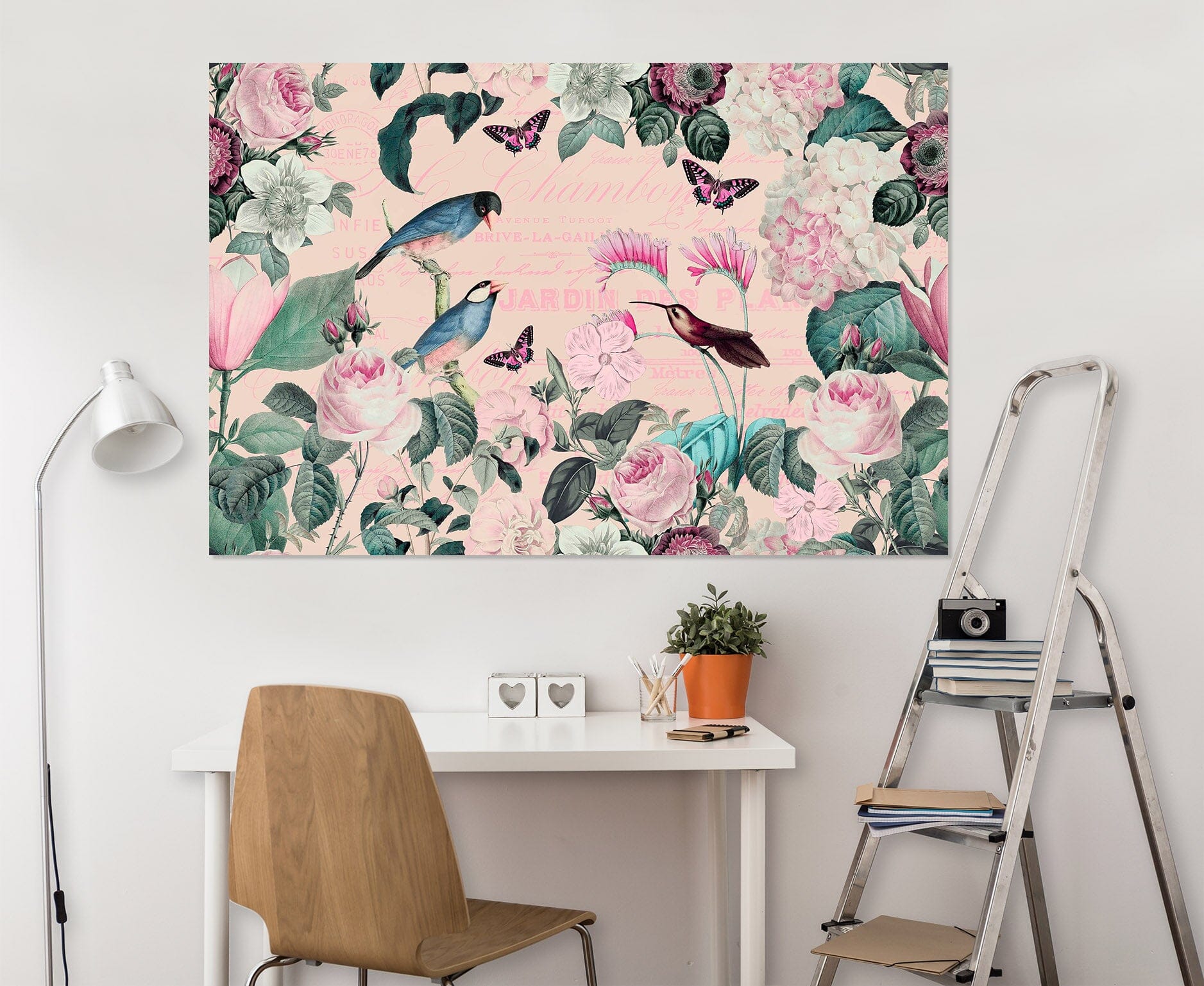 3D Leaf Bird 116 Andrea haase Wall Sticker Wallpaper AJ Wallpaper 2