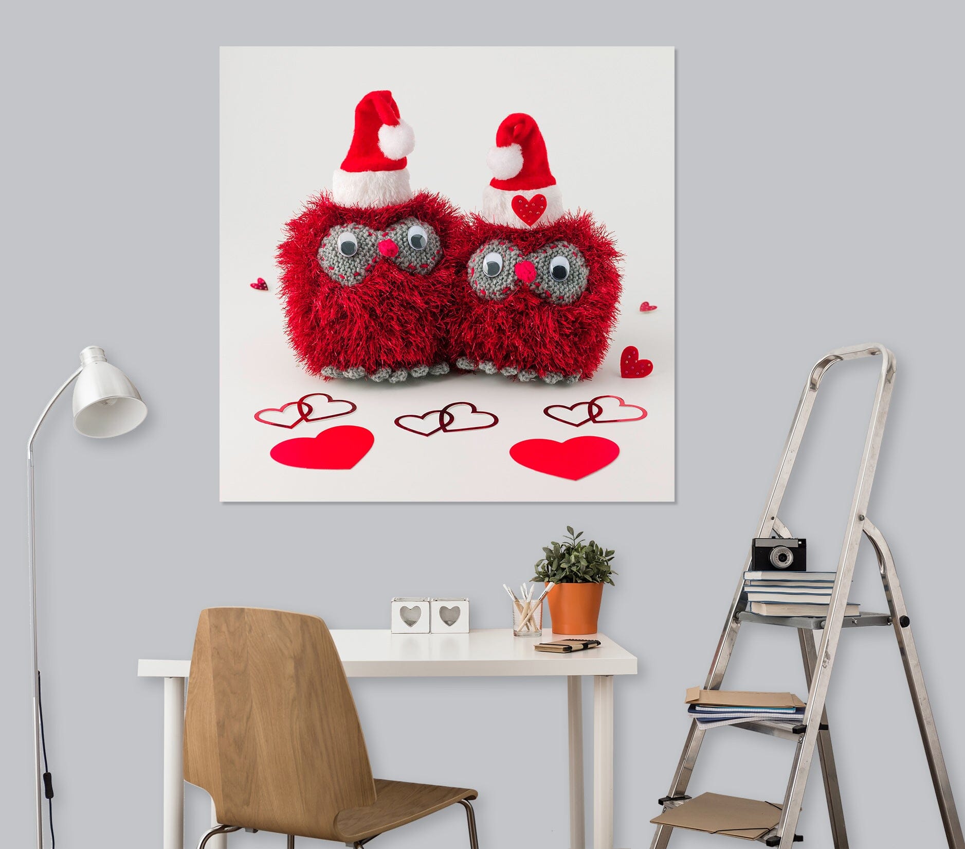 3D Red Wool 037 Assaf Frank Wall Sticker Wallpaper AJ Wallpaper 2