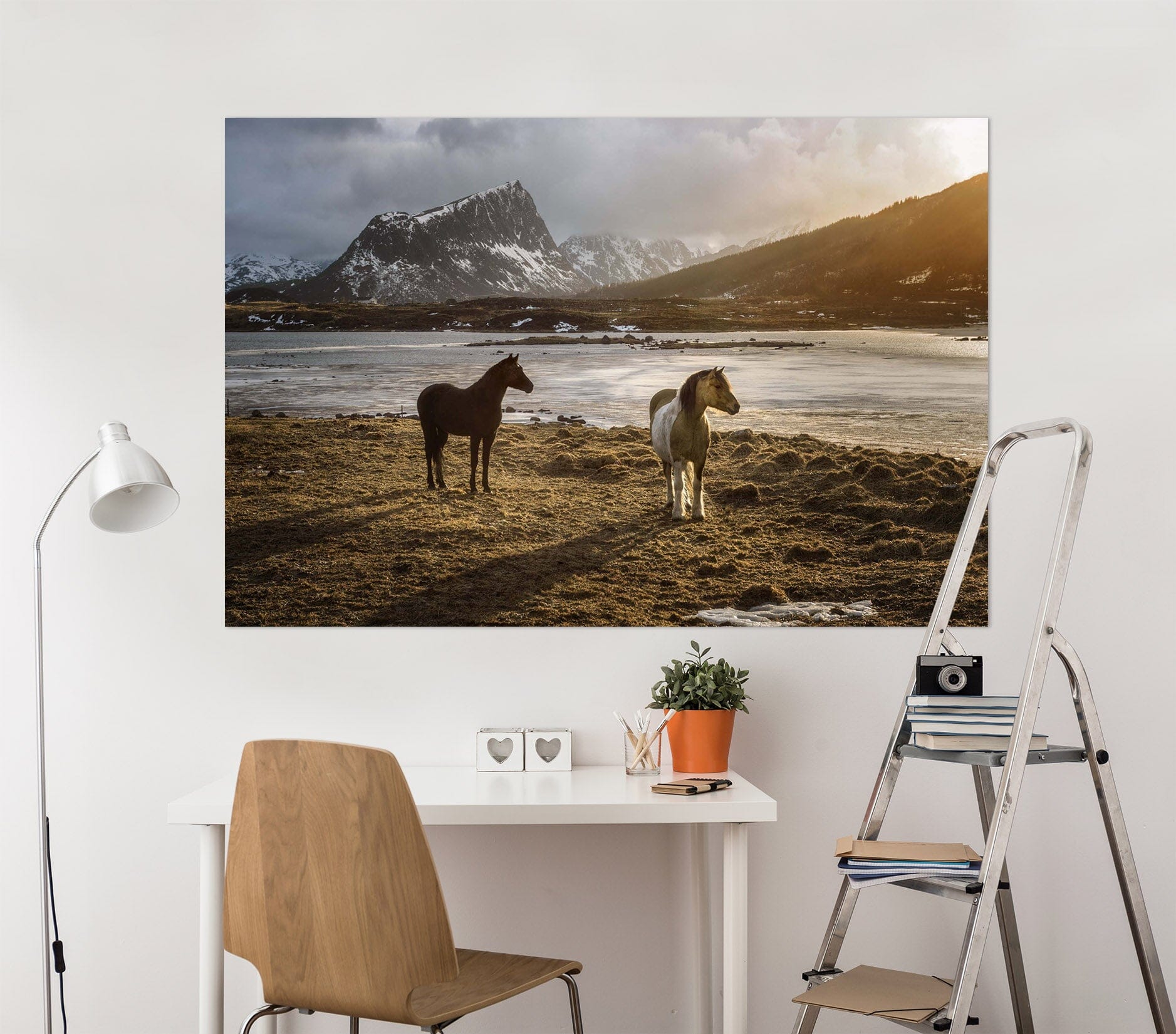 3D Meadow Horse 108 Marco Carmassi Wall Sticker Wallpaper AJ Wallpaper 2