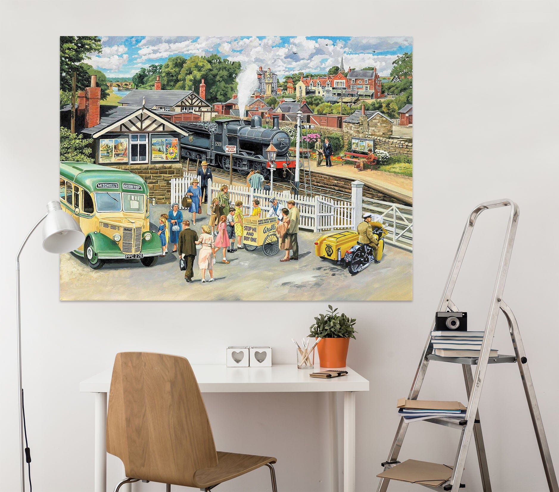 3D Selling Icecream 059 Trevor Mitchell Wall Sticker Wallpaper AJ Wallpaper 2