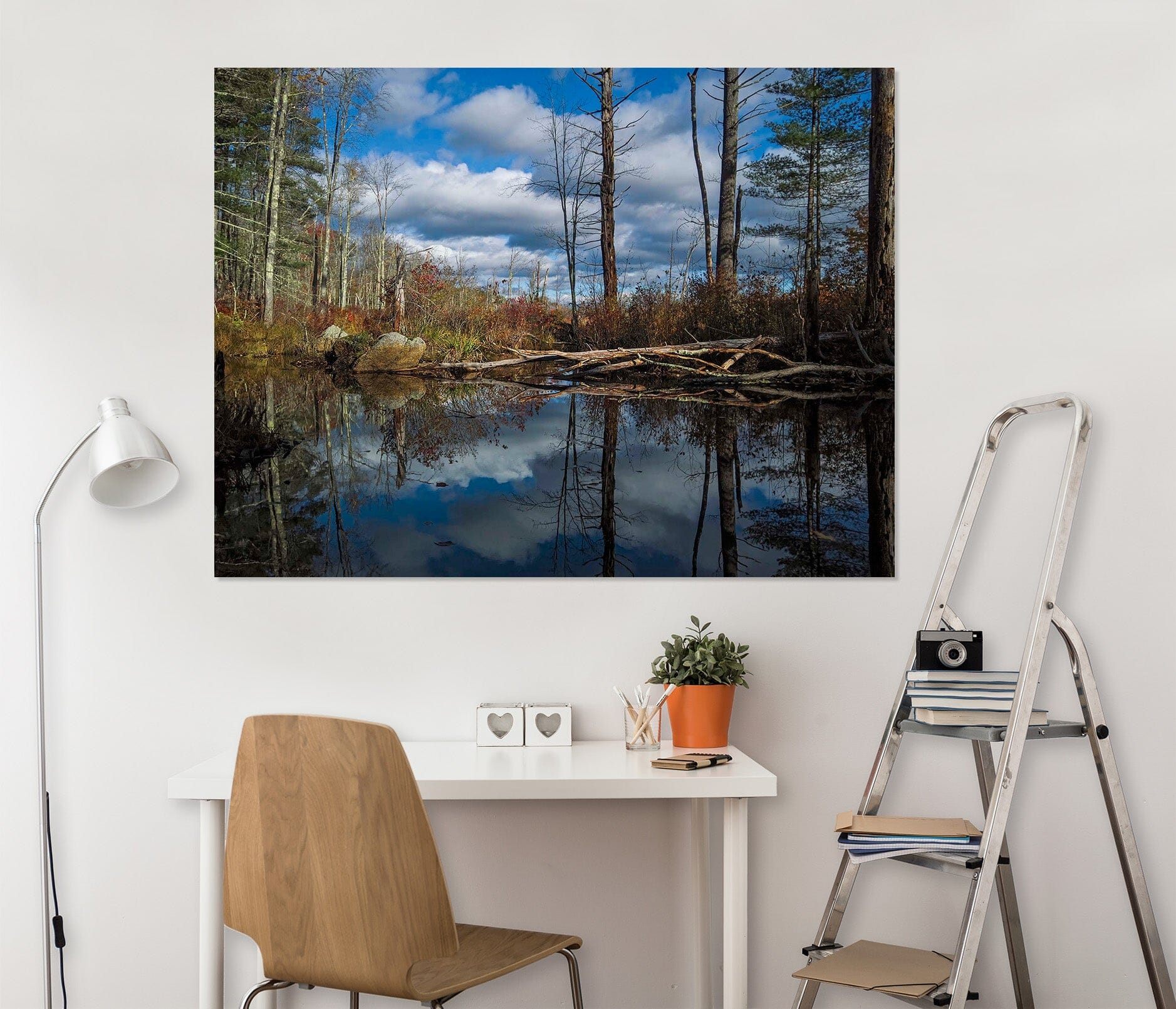 3D Forest Lake 105 Jerry LoFaro Wall Sticker Wallpaper AJ Wallpaper 2