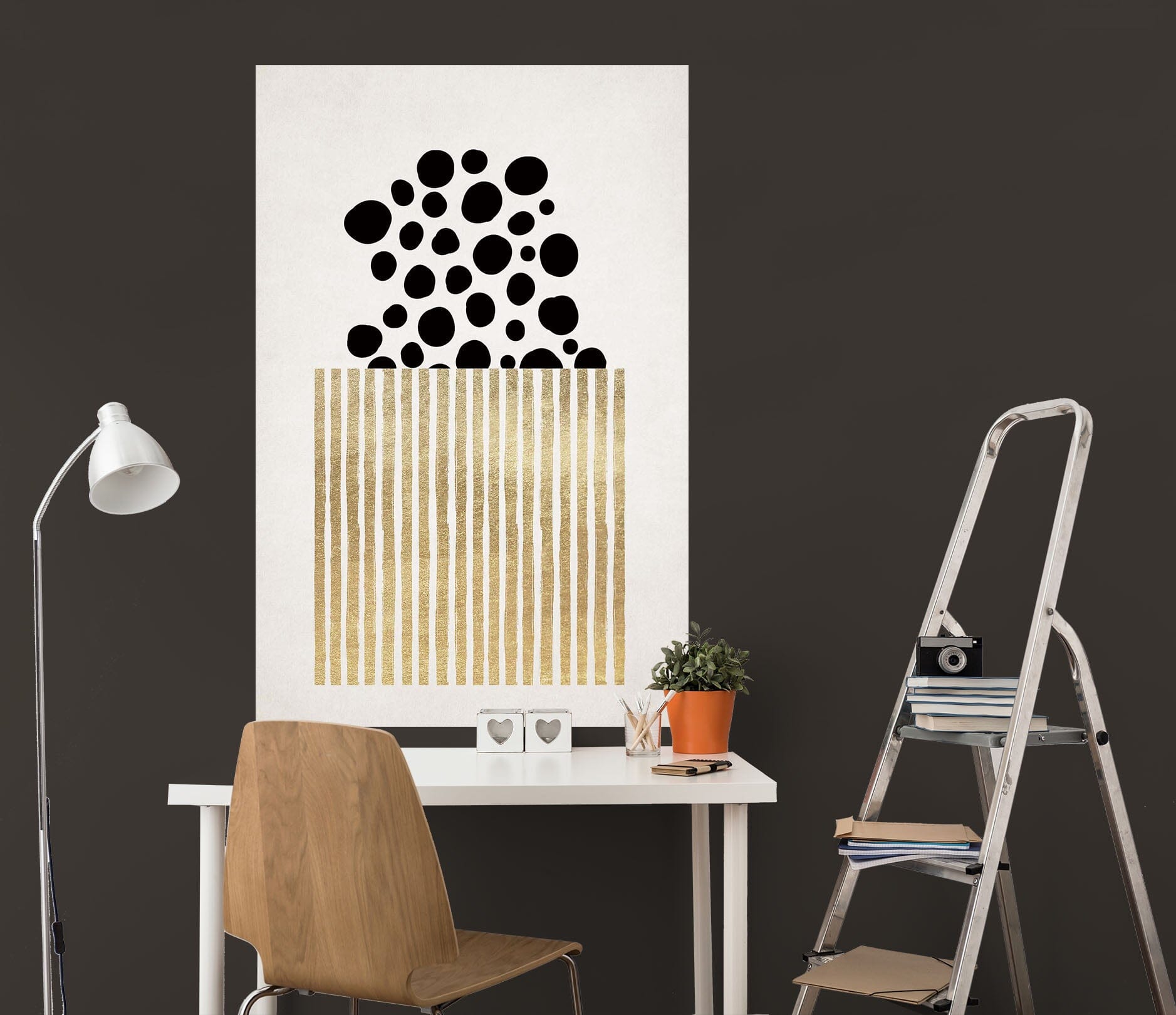 3D Black Spots 197 Boris Draschoff Wall Sticker Wallpaper AJ Wallpaper 2