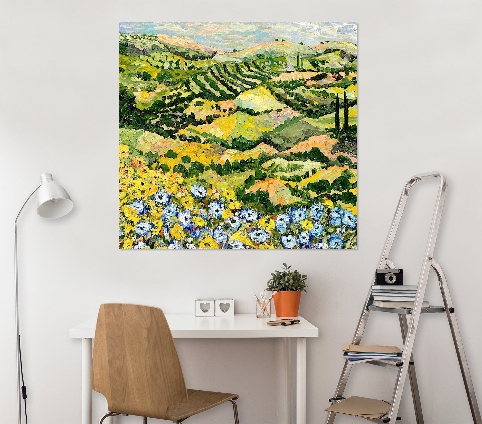 3D Wildflower Valley 130 Allan P. Friedlander Wall Sticker Wallpaper AJ Wallpaper 2