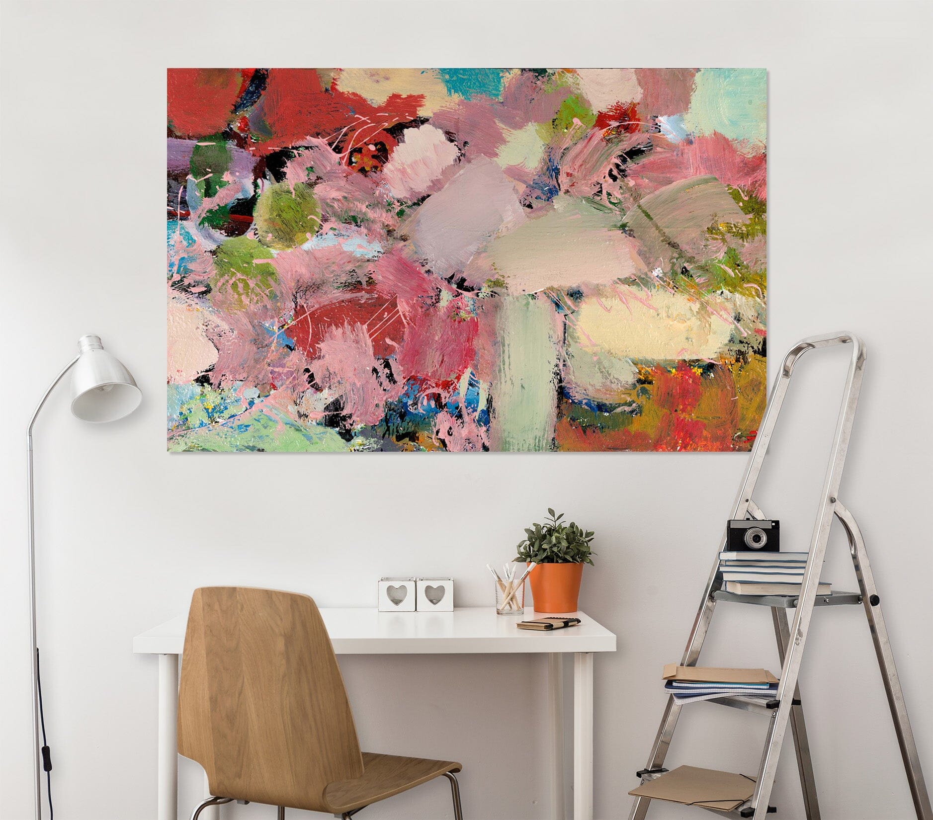 3D Red Smear 114 Allan P. Friedlander Wall Sticker Wallpaper AJ Wallpaper 2