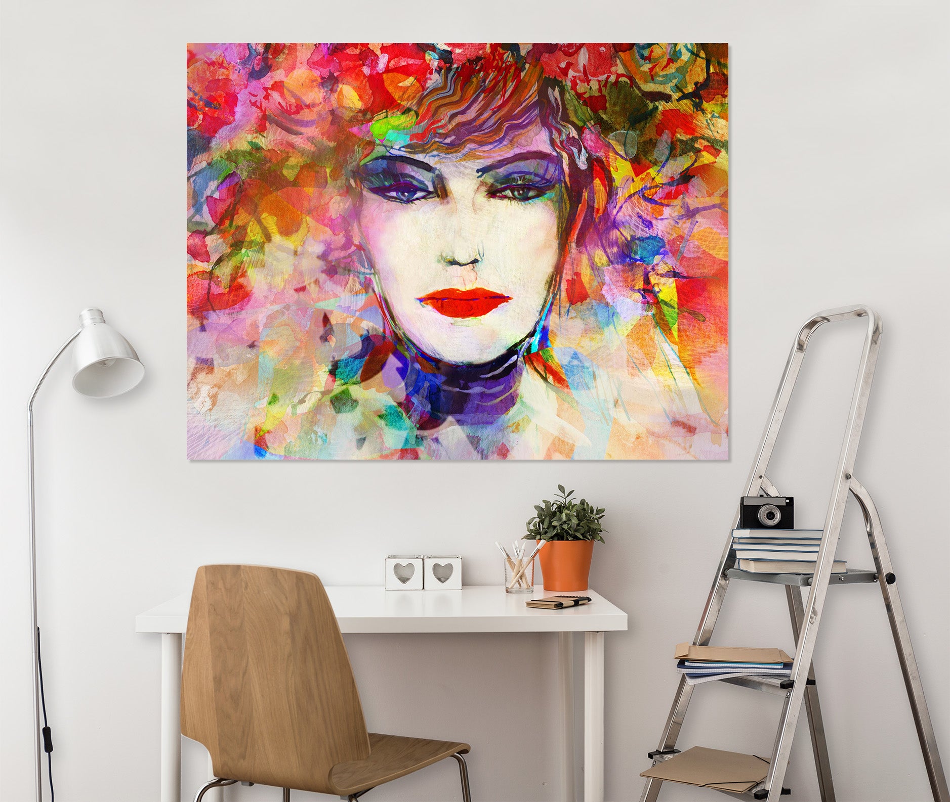 3D Graffiti Woman 1008 Wall Sticker Wallpaper AJ Wallpaper 2