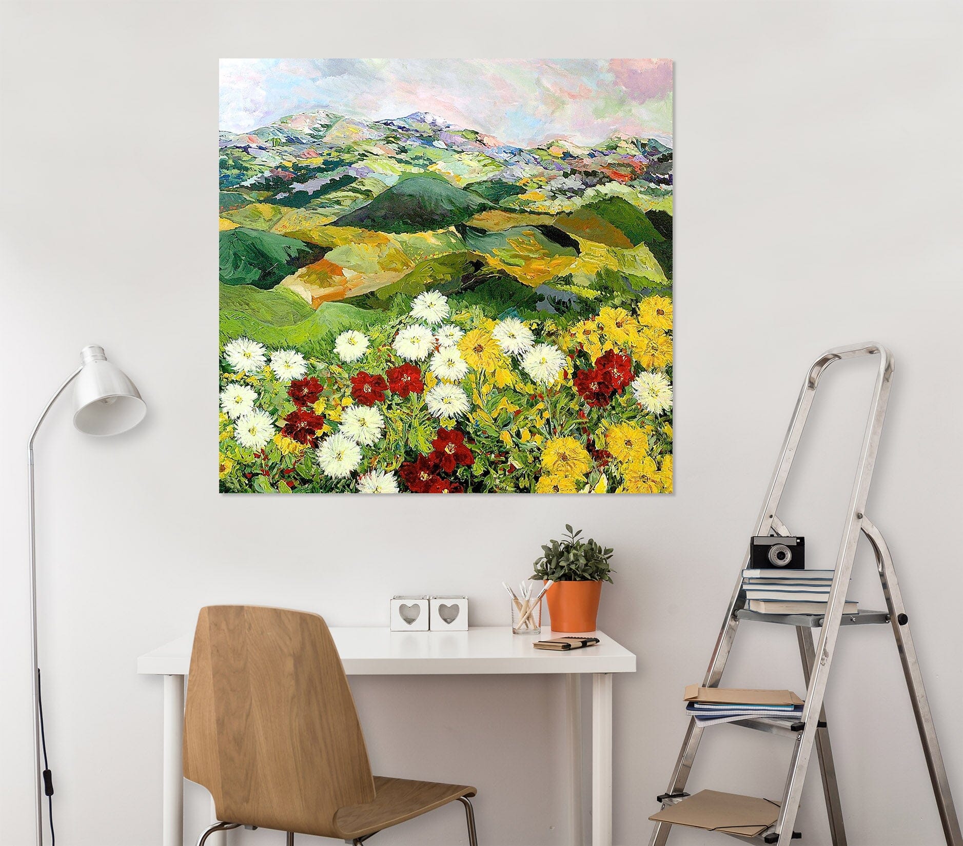 3D Color Chrysanthemum 146 Allan P. Friedlander Wall Sticker Wallpaper AJ Wallpaper 2