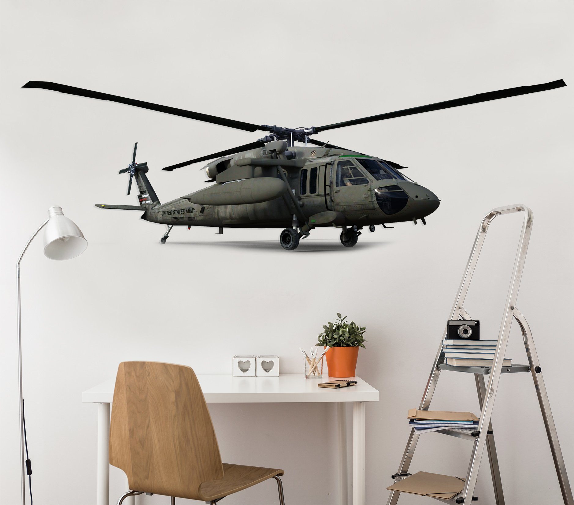 3D Military Helicopter 145 Vehicles Wallpaper AJ Wallpaper