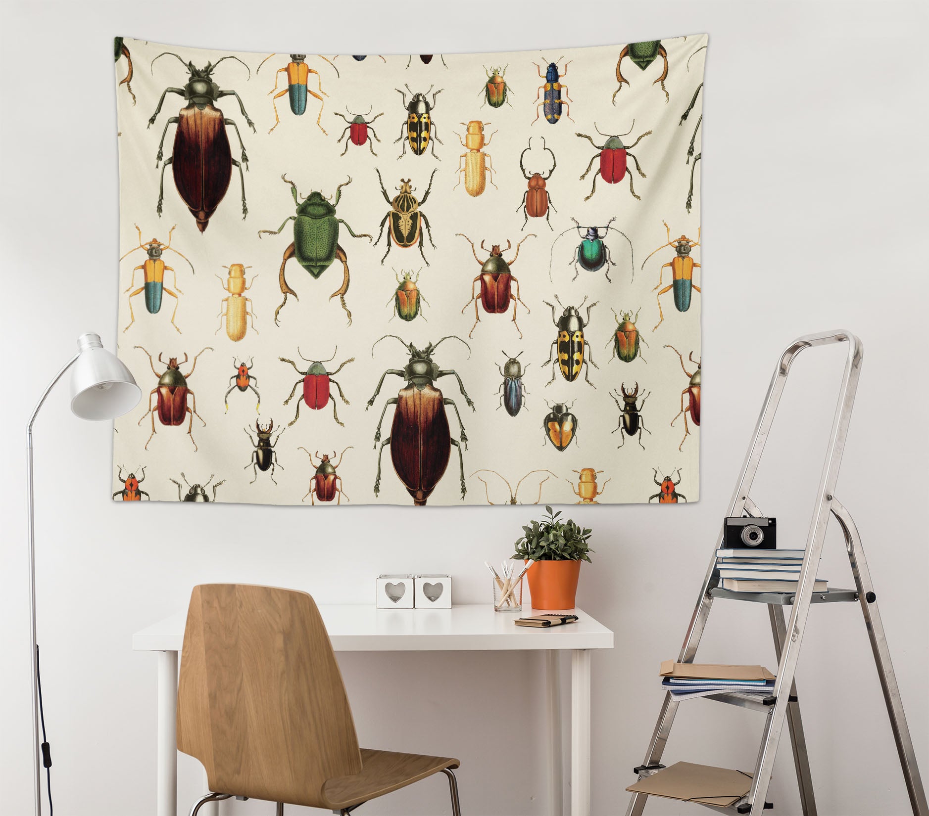 3D Colorful Insects 5330 Uta Naumann Tapestry Hanging Cloth Hang