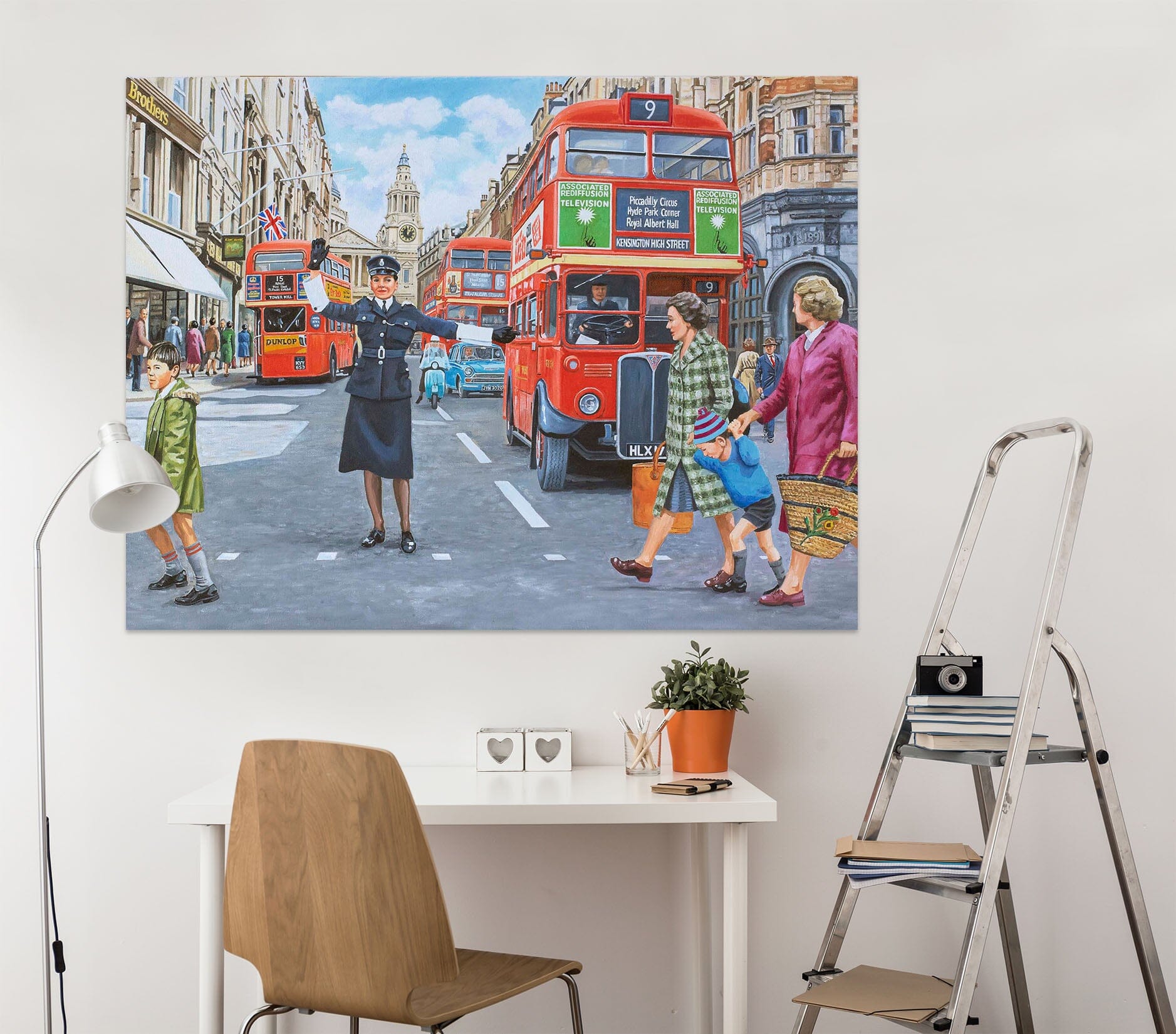 3D Female Police Officer 088 Trevor Mitchell Wall Sticker Wallpaper AJ Wallpaper 2