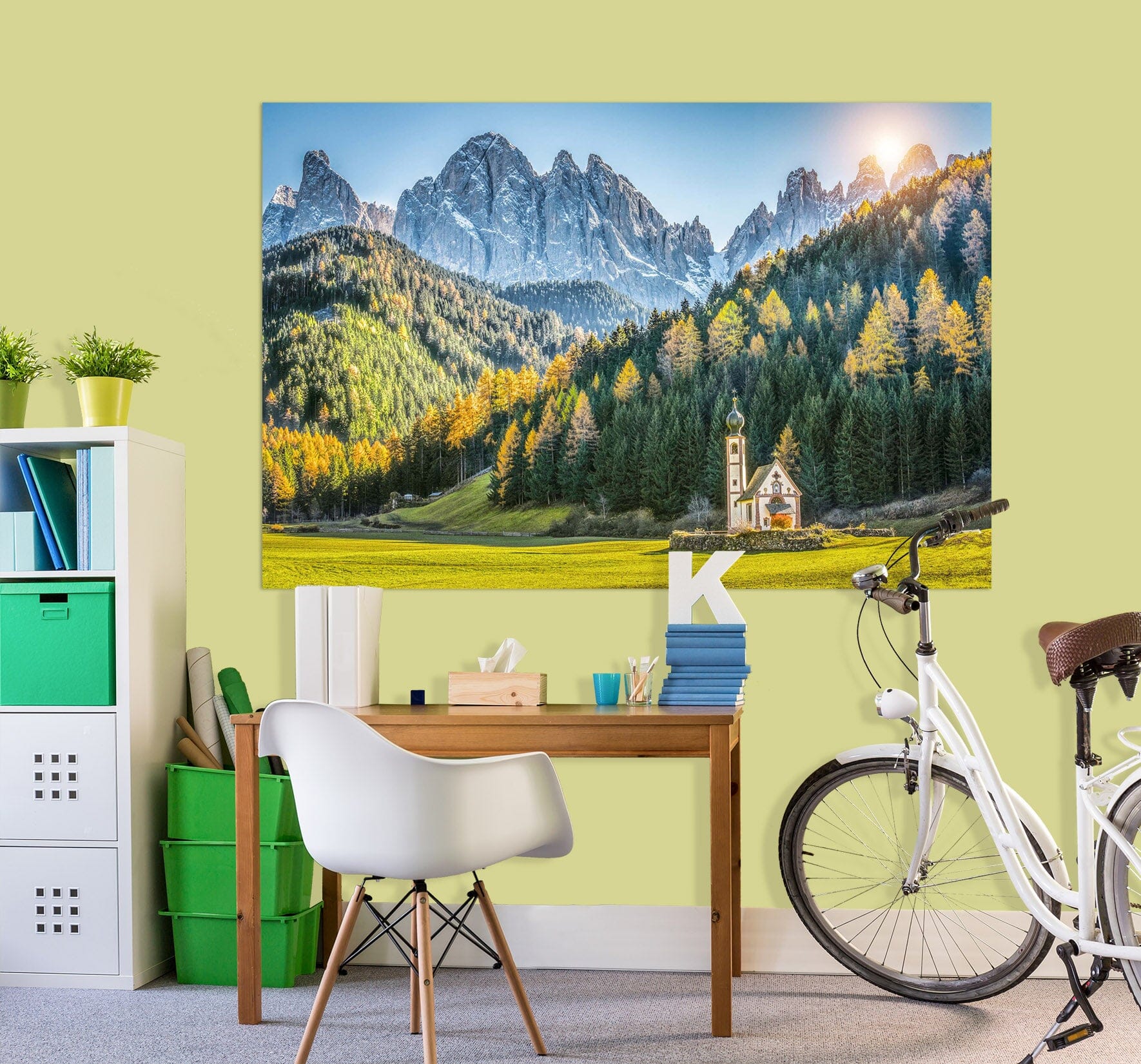 3D Sunny Forest 191 Marco Carmassi Wall Sticker Wallpaper AJ Wallpaper 2
