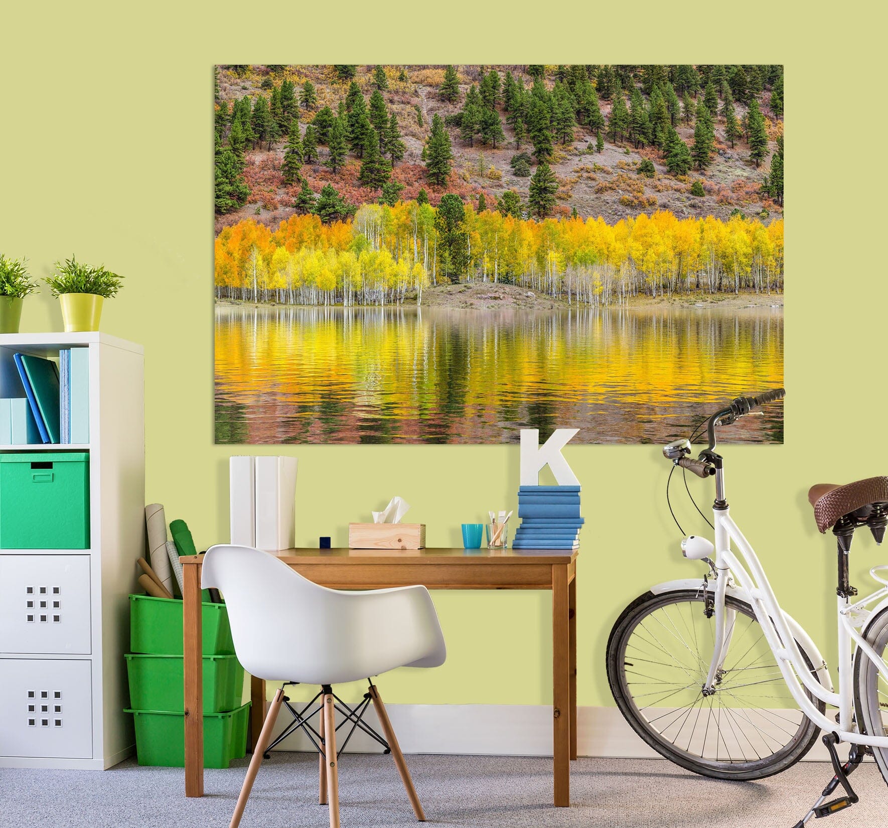 3D Lake Forest 001 Marco Carmassi Wall Sticker Wallpaper AJ Wallpaper 2