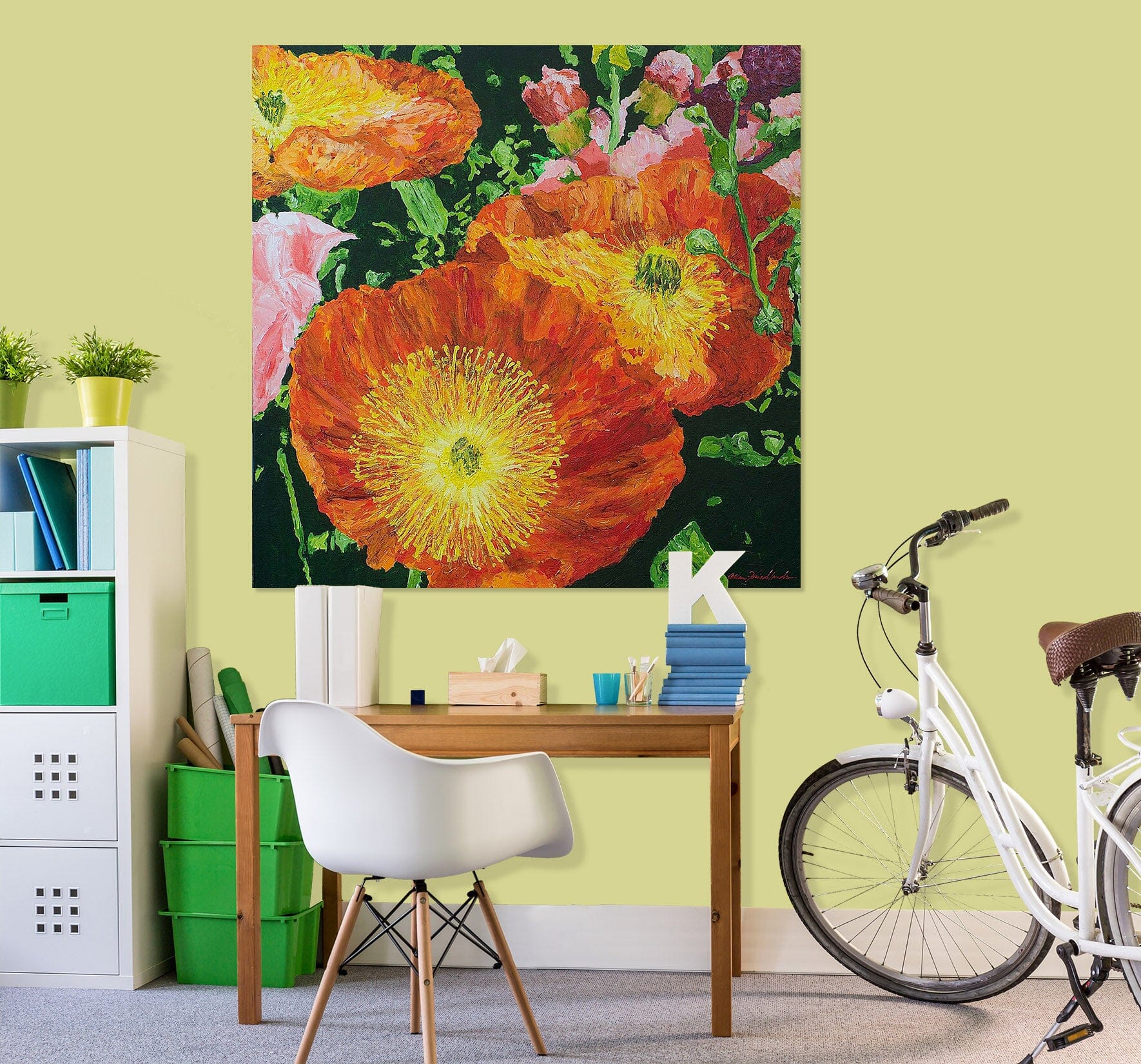 3D Flowers In Bloom 168 Allan P. Friedlander Wall Sticker Wallpaper AJ Wallpaper 2