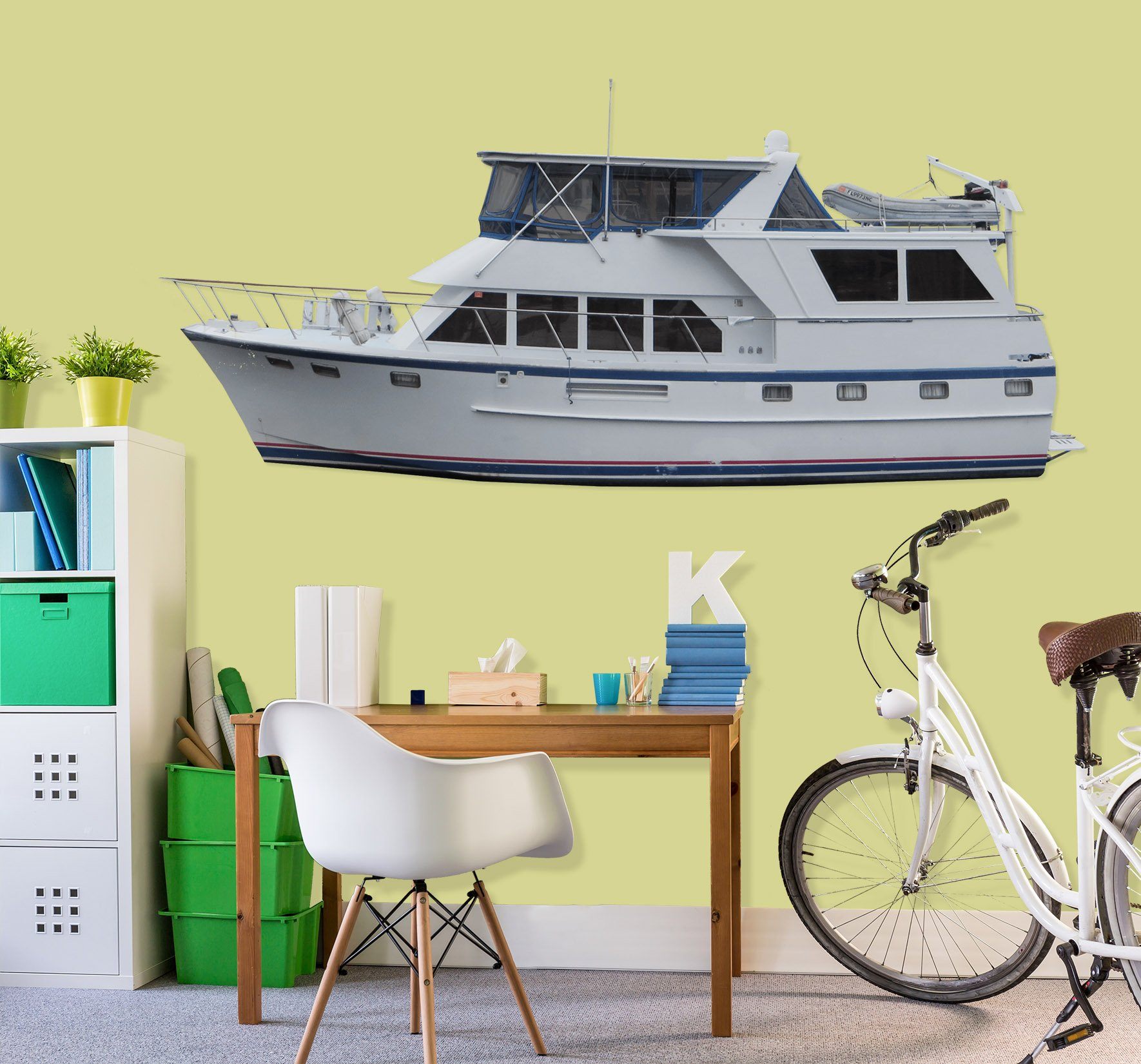 3D Yacht 0035 Vehicles Wallpaper AJ Wallpaper