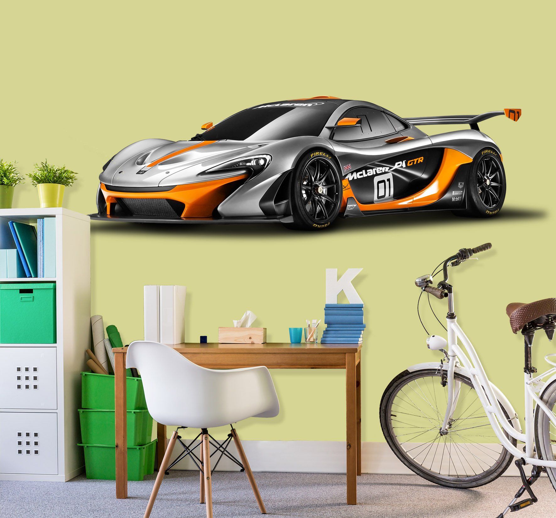 3D McLaren 0191 Vehicles Wallpaper AJ Wallpaper