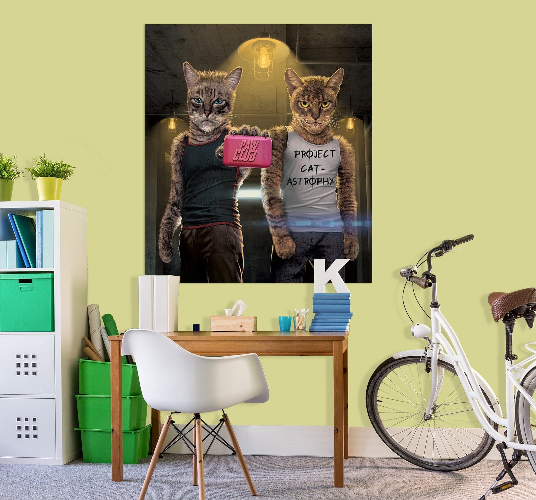3D Paw Club 057 Vincent Hie Wall Sticker Wallpaper AJ Wallpaper 2