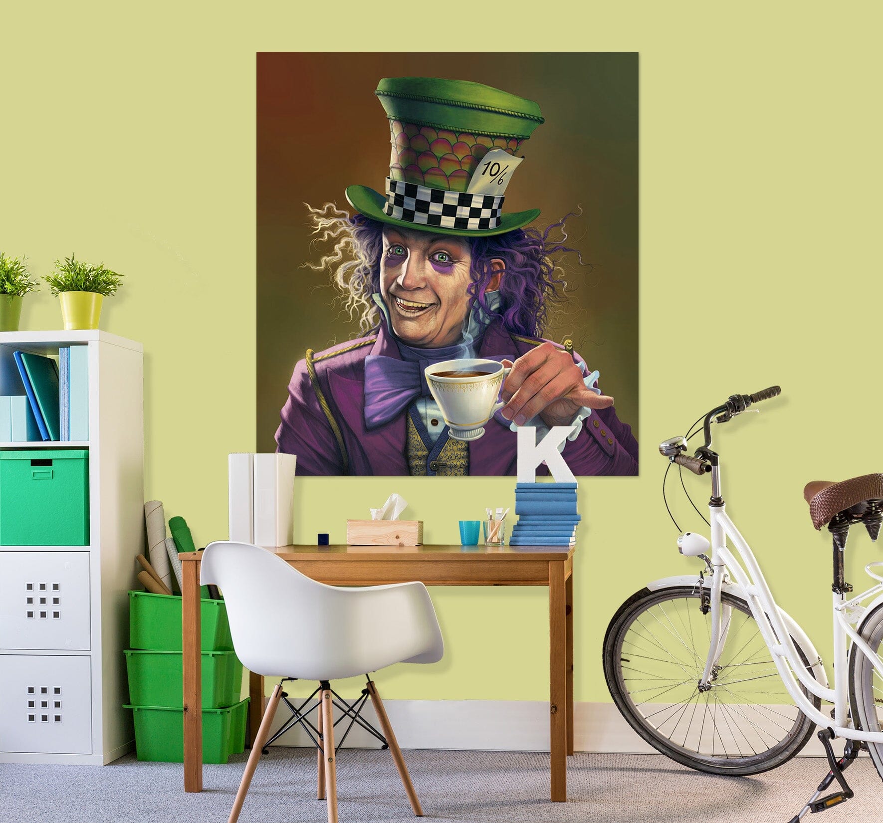 3D Mad Hatter Def 050 Vincent Hie Wall Sticker Wallpaper AJ Wallpaper 2