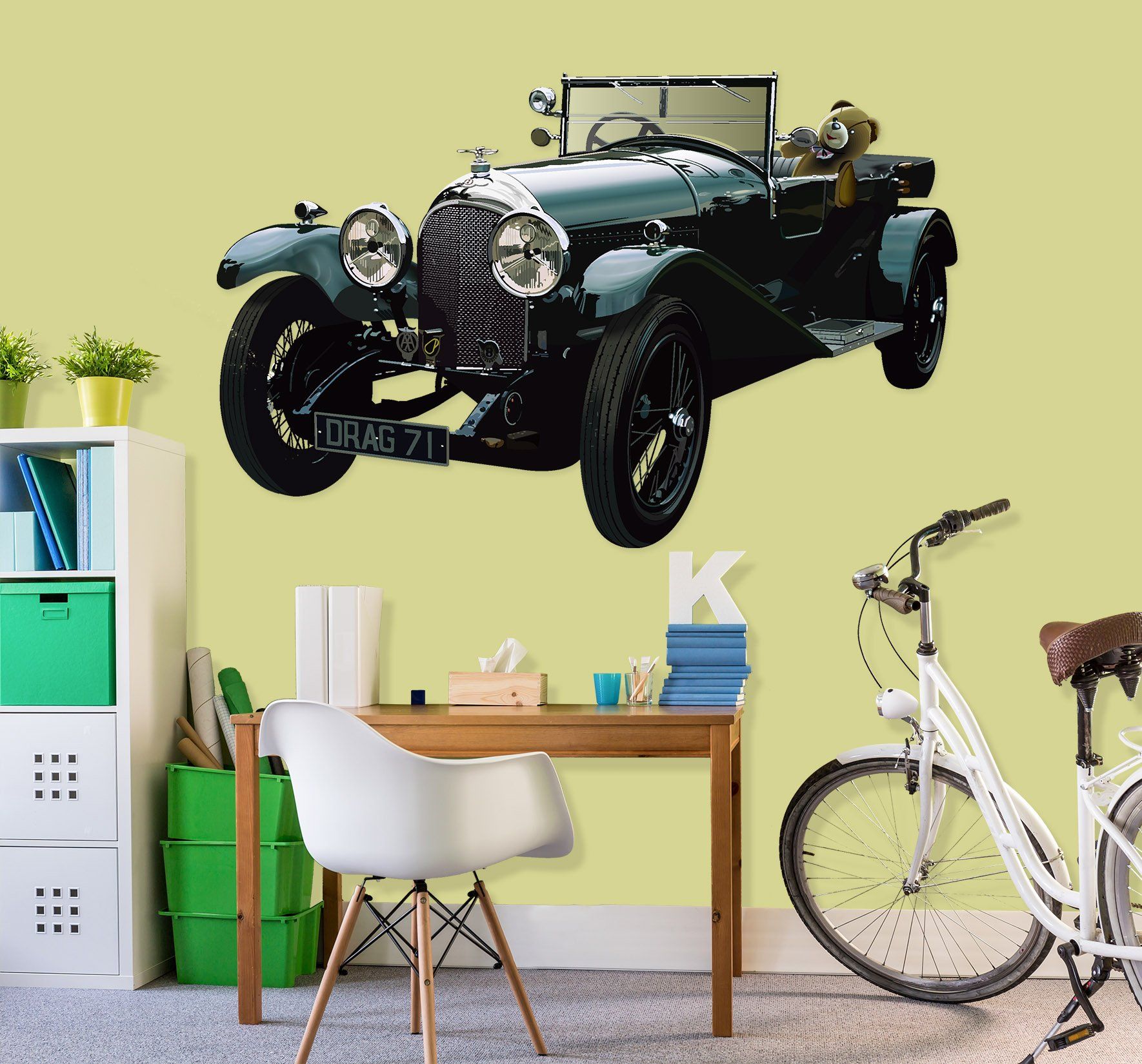 3D Classic Cars 0013 Vehicles Wallpaper AJ Wallpaper