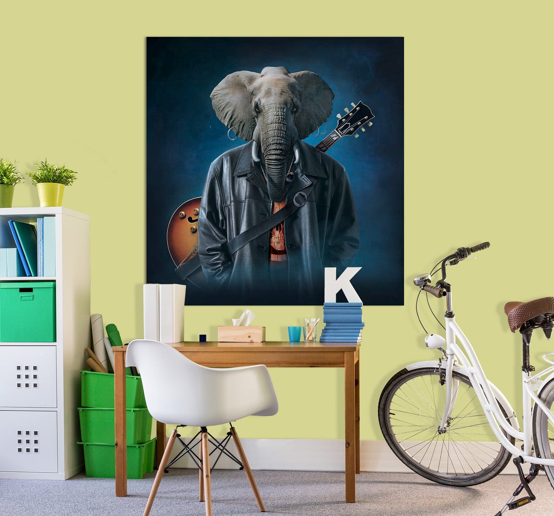 3D Elephice Cooper 036 Vincent Hie Wall Sticker Wallpaper AJ Wallpaper 2