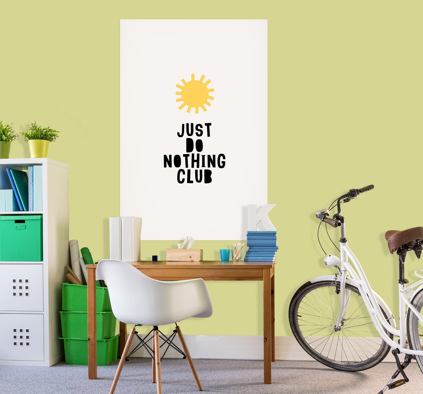 3D Yellow Sun 140 Boris Draschoff Wall Sticker Wallpaper AJ Wallpaper 2