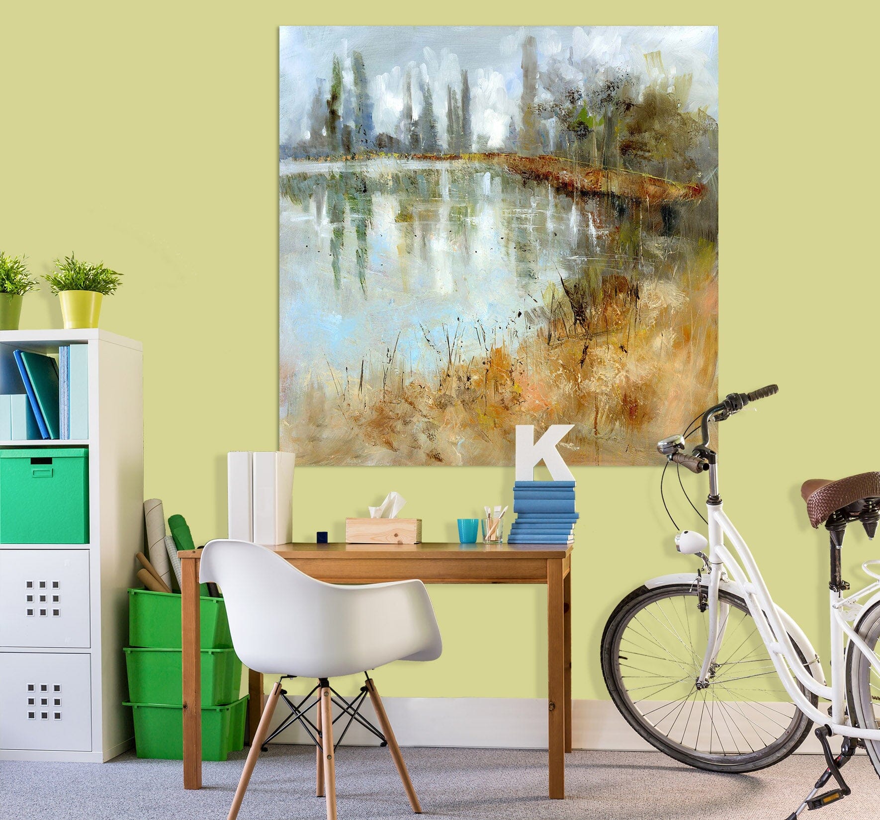 3D Fish Pond Path 013 Anne Farrall Doyle Wall Sticker Wallpaper AJ Wallpaper 2