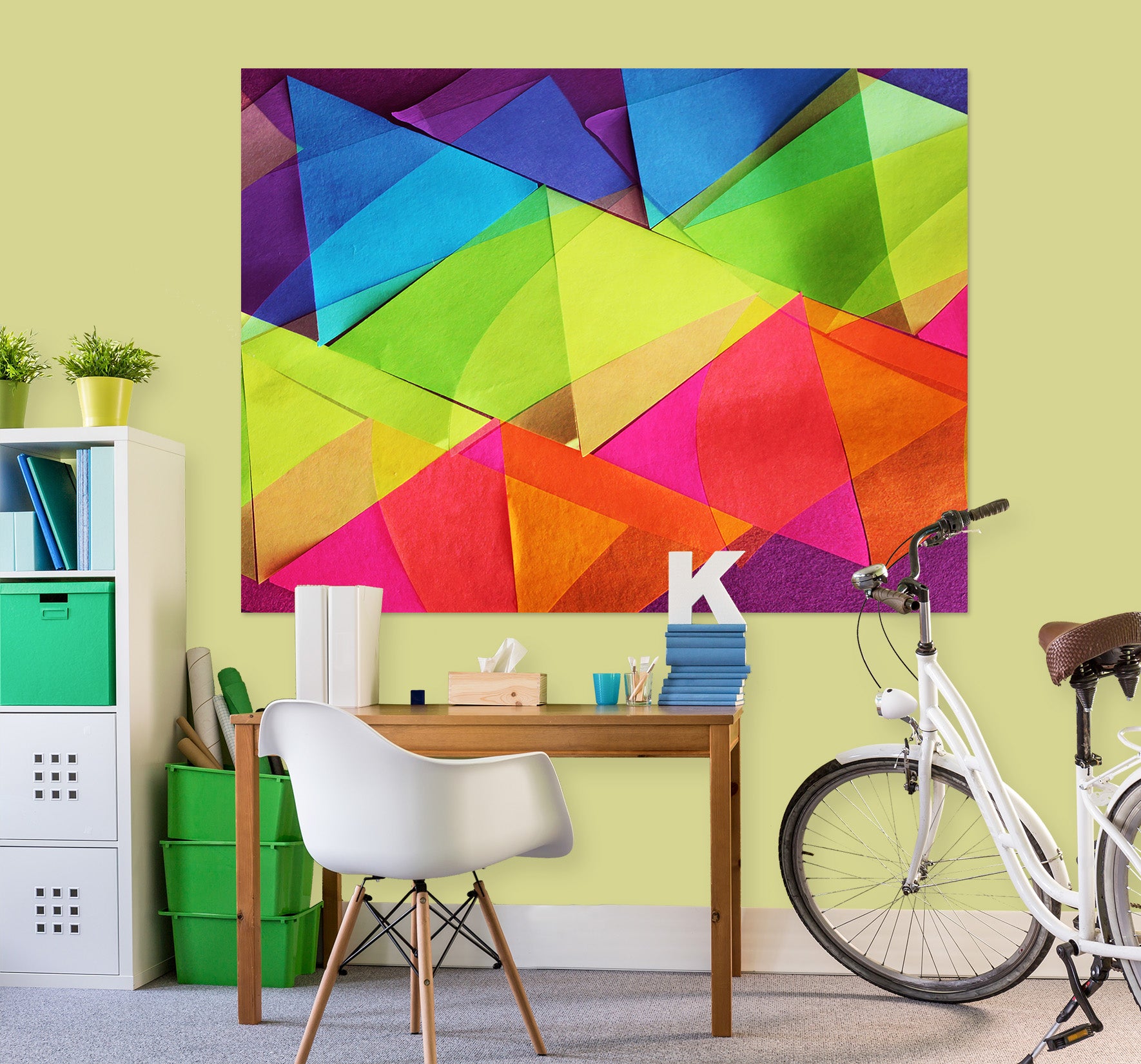 3D Triangle Color 70152 Shandra Smith Wall Sticker