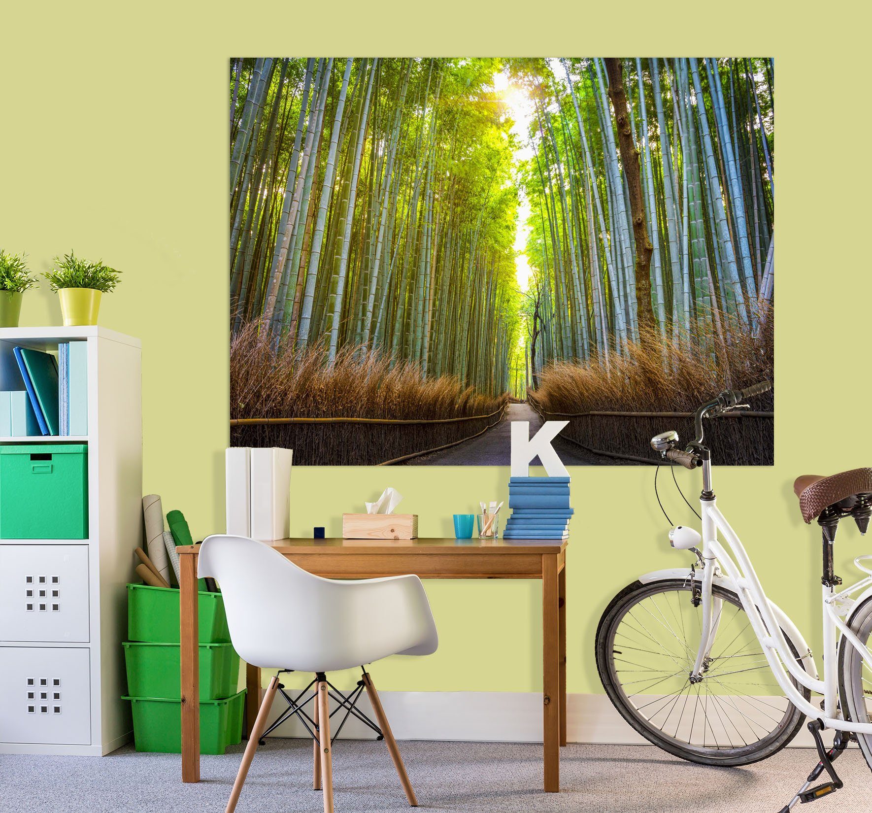 3D Bamboo Forest 135 Marco Carmassi Wall Sticker Wallpaper AJ Wallpaper 2