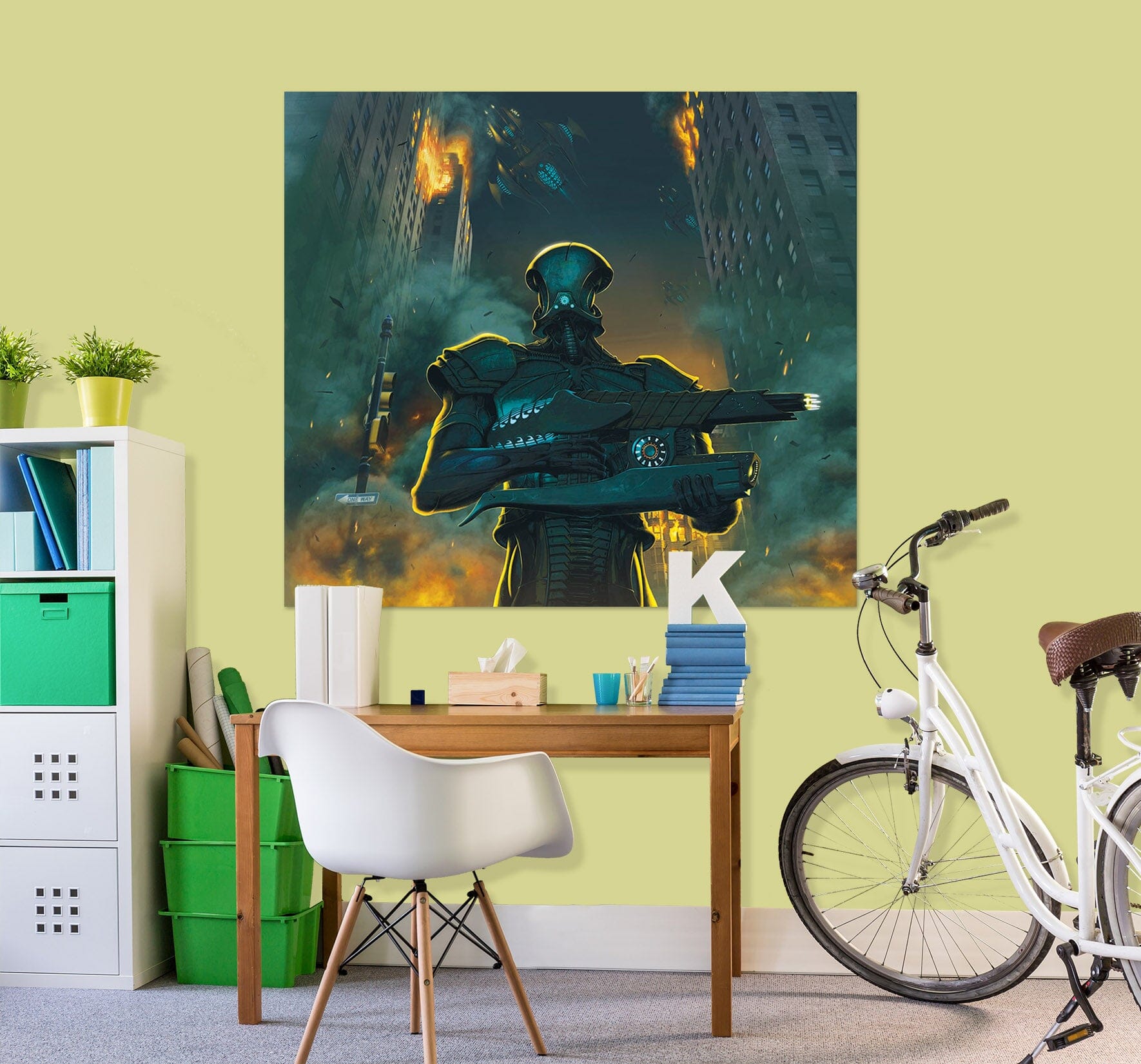 3D Invasion 045 Vincent Hie Wall Sticker Wallpaper AJ Wallpaper 2