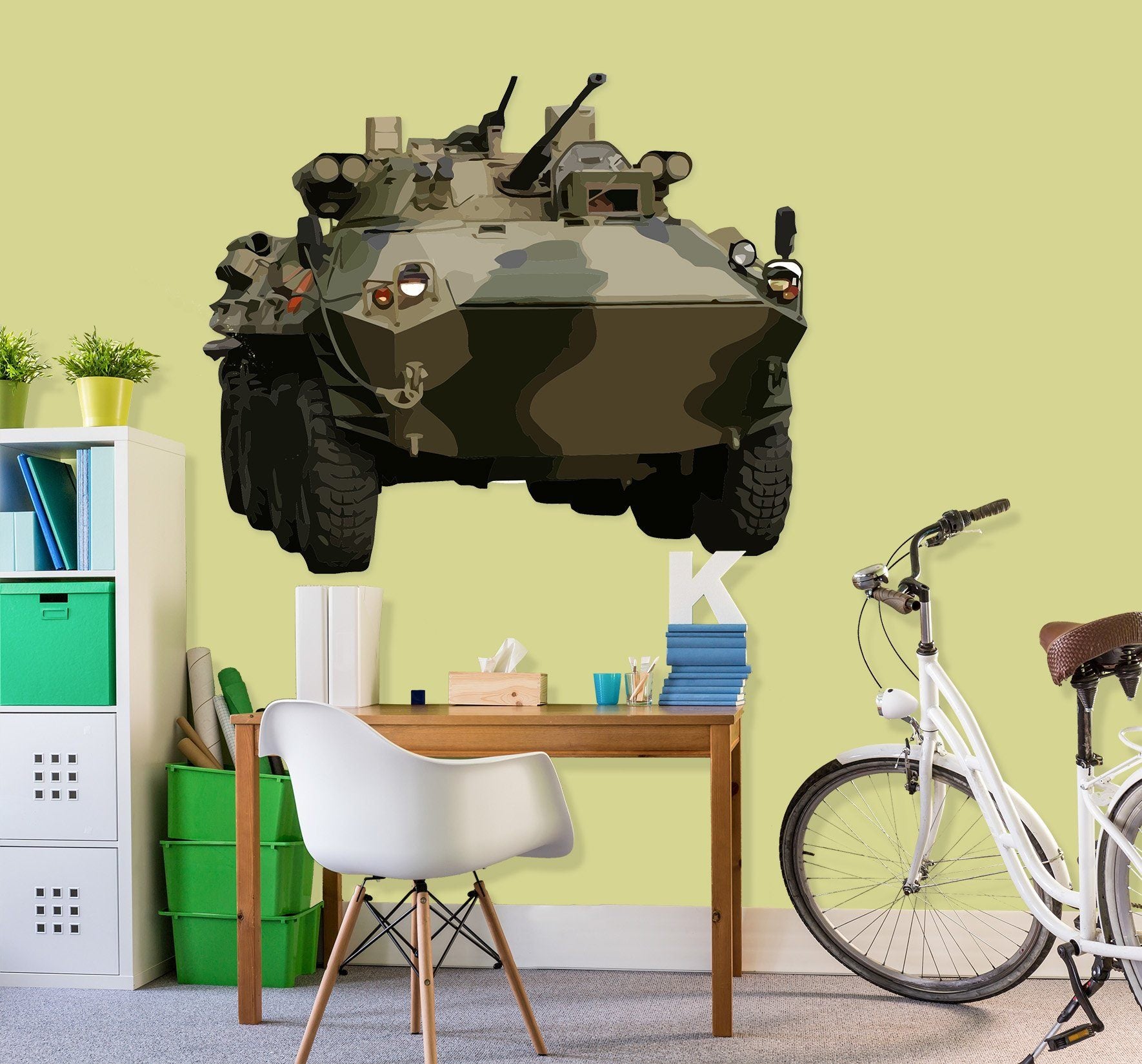3D Tank Camouflage 280 Vehicles Wallpaper AJ Wallpaper