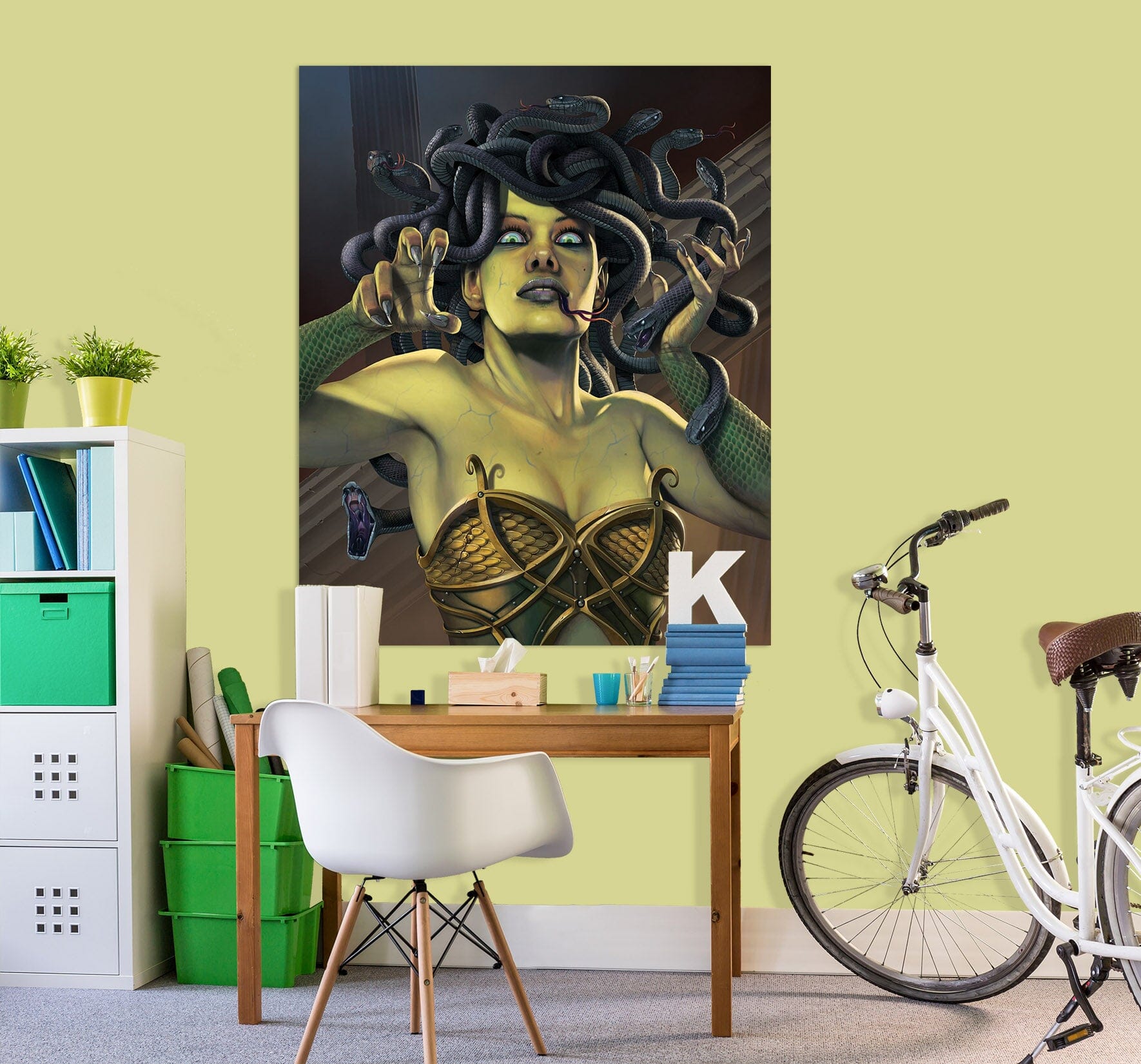 3D Medusa 051 Vincent Hie Wall Sticker Wallpaper AJ Wallpaper 2