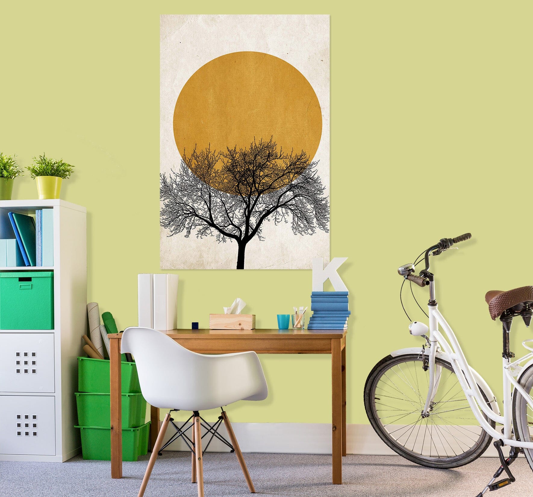 3D Moon Dark Wind High 038 Boris Draschoff Wall Sticker Wallpaper AJ Wallpaper 2