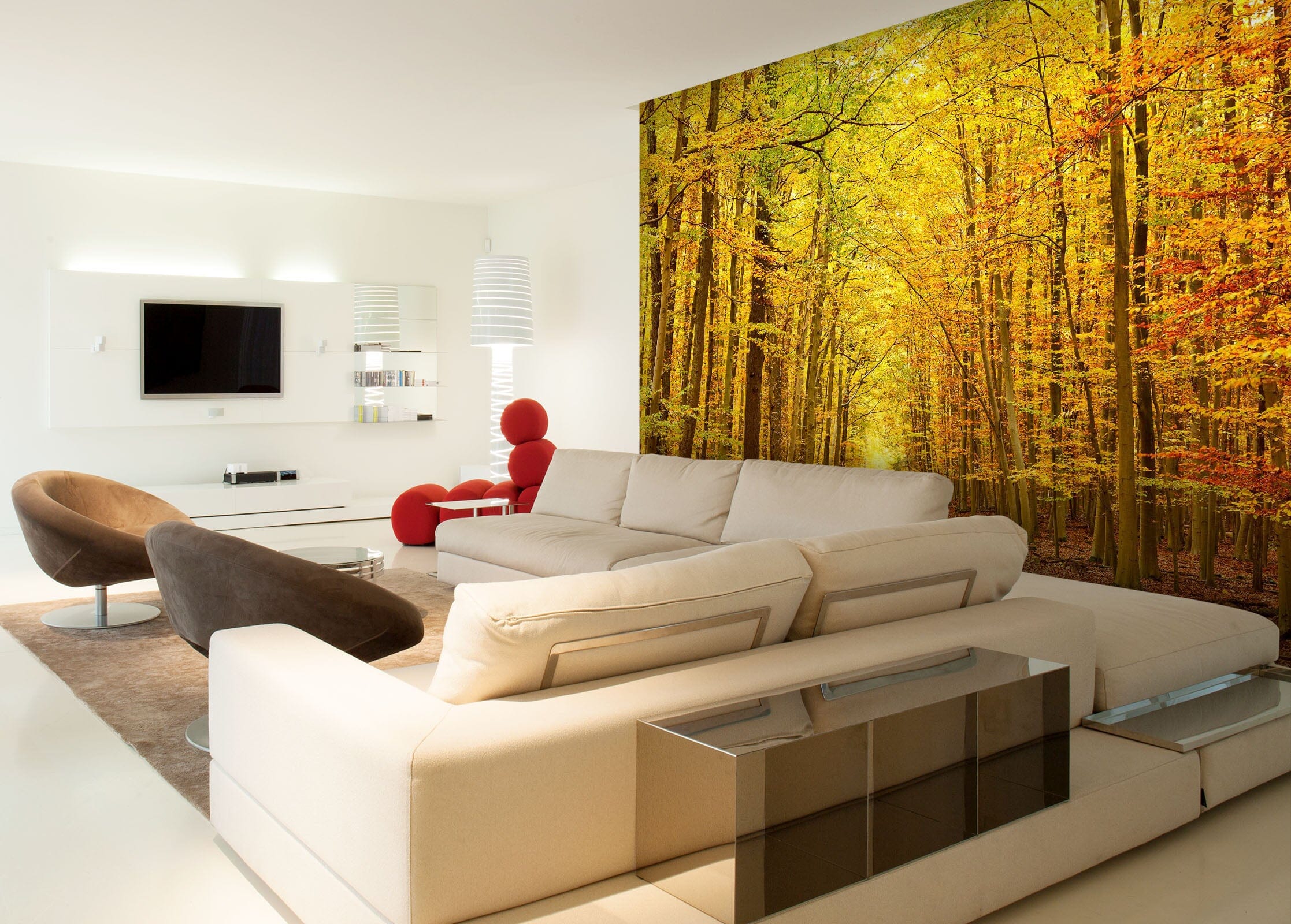3D Yellow Woods 139 Wall Murals Wallpaper AJ Wallpaper 2