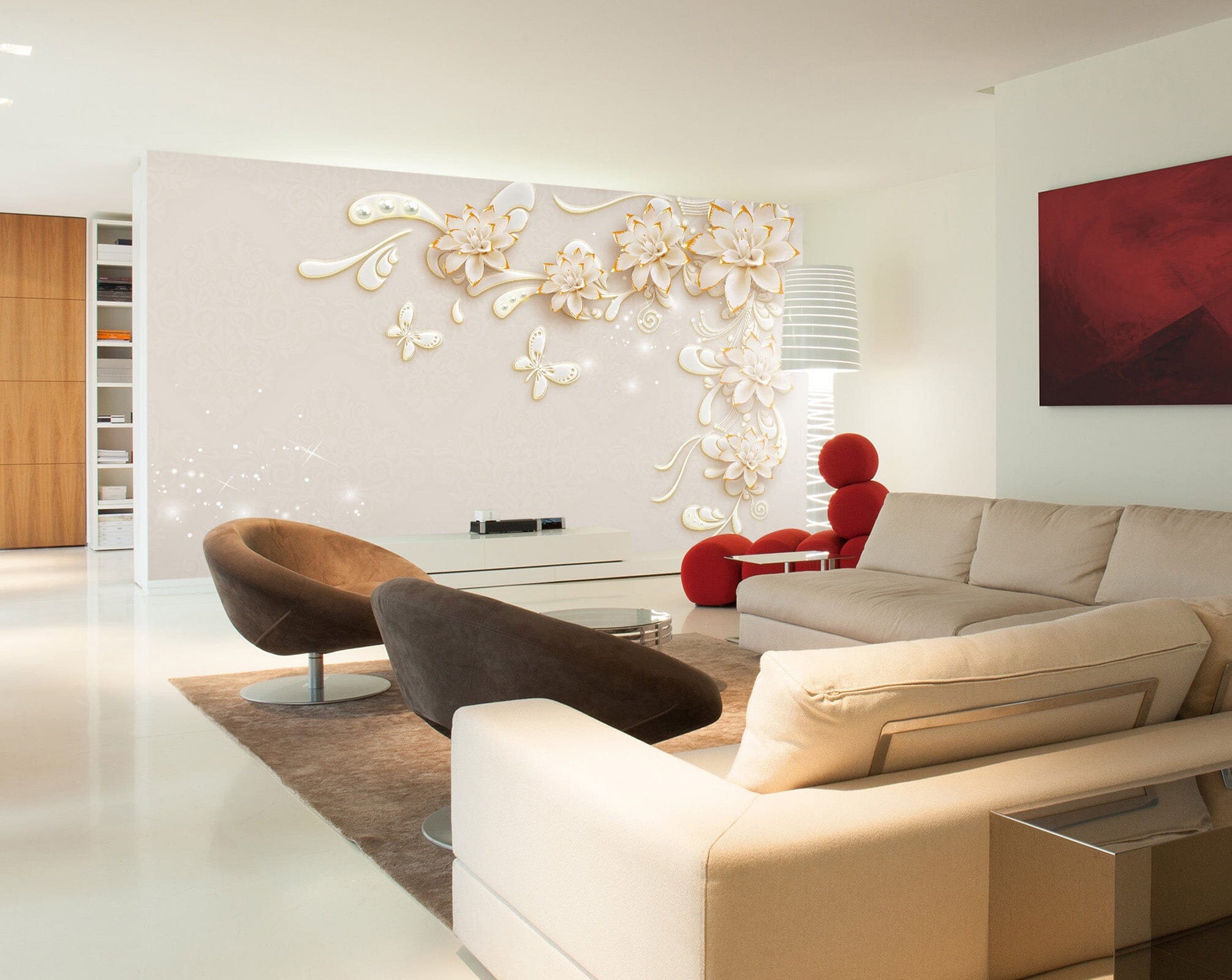 3D Branch Pattern 1517 Wall Murals Wallpaper AJ Wallpaper 2