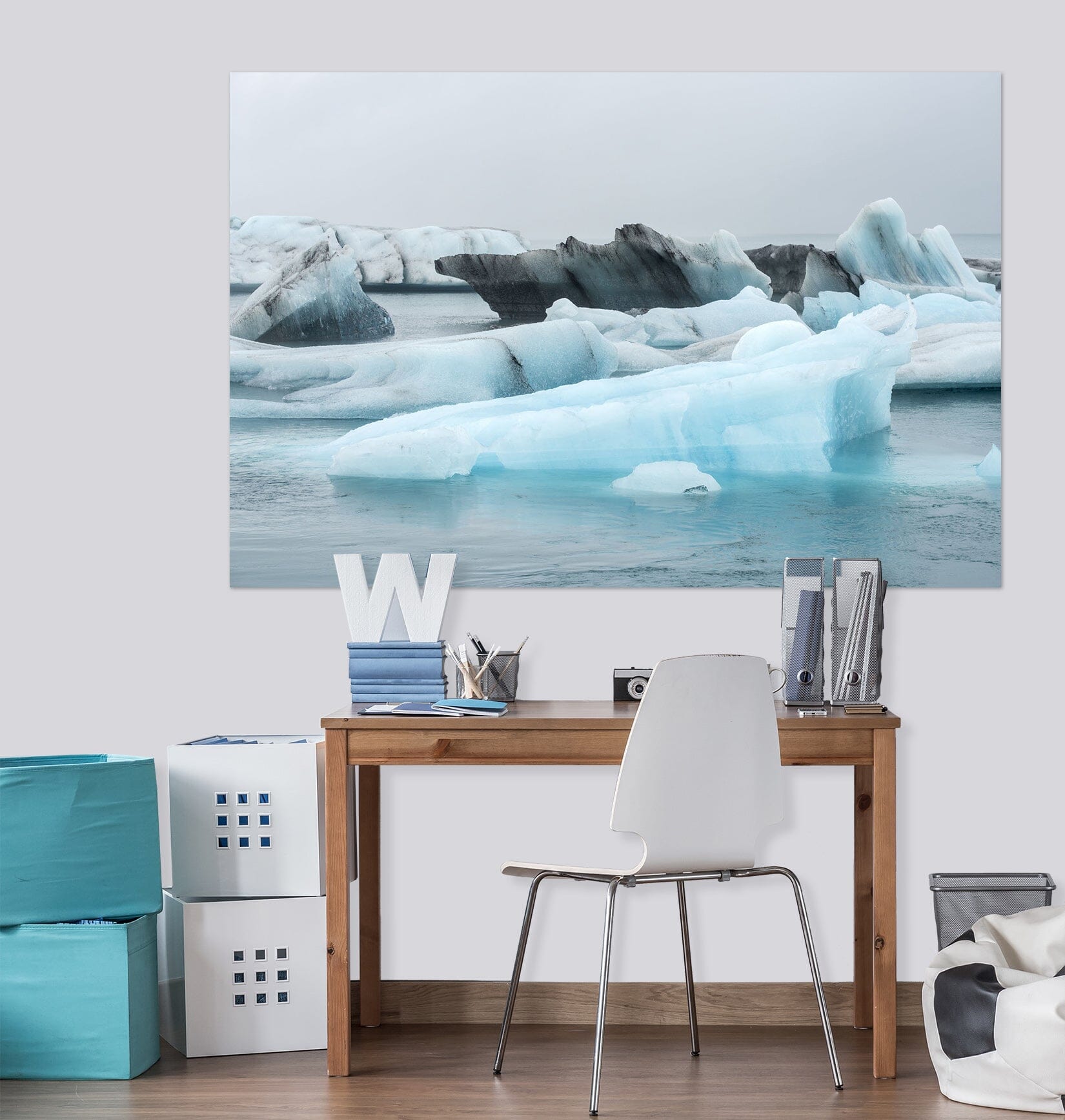 3D Glacier 161 Marco Carmassi Wall Sticker Wallpaper AJ Wallpaper 2
