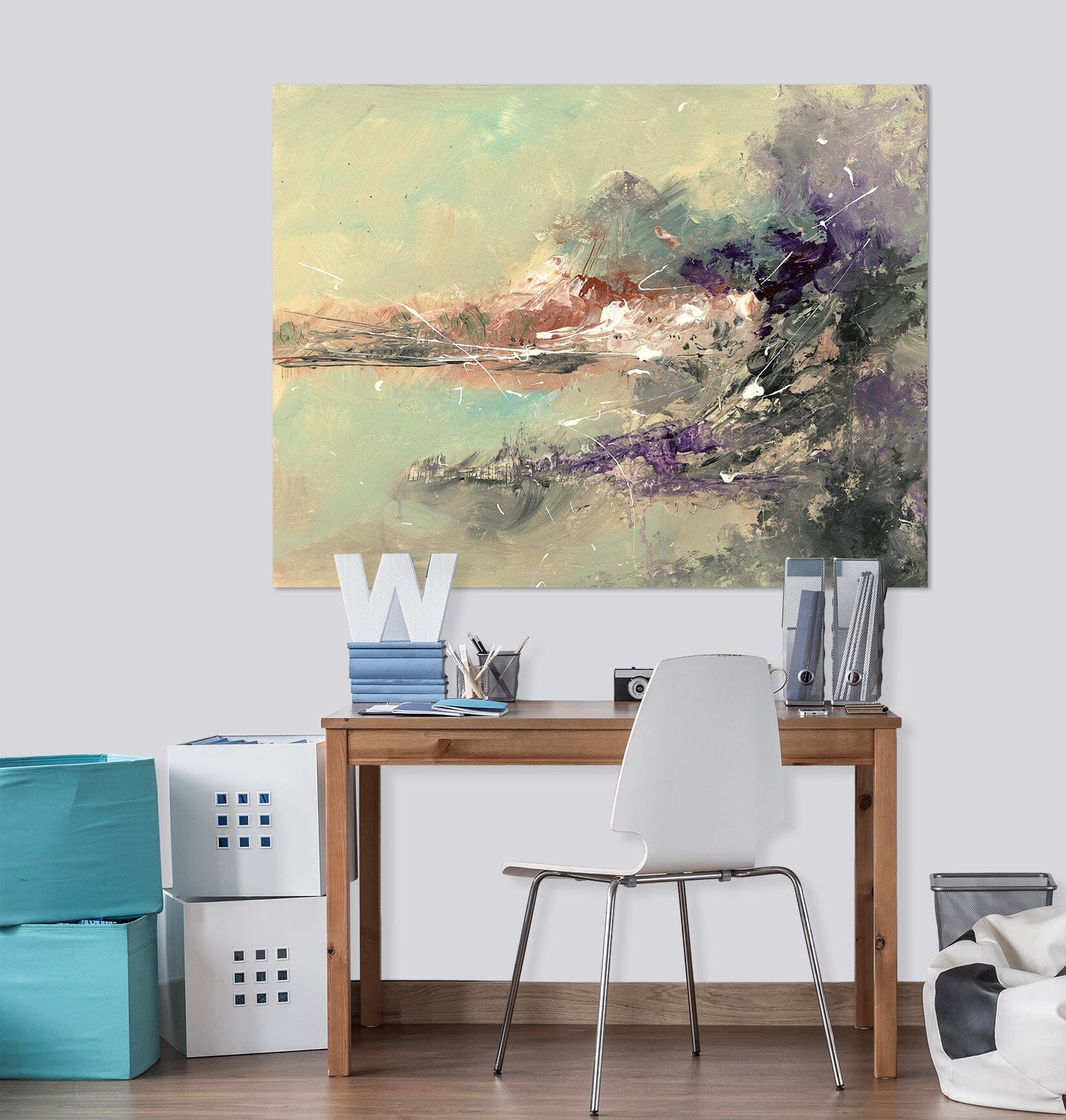 3D Seaside Town 012 Anne Farrall Doyle Wall Sticker Wallpaper AJ Wallpaper 2