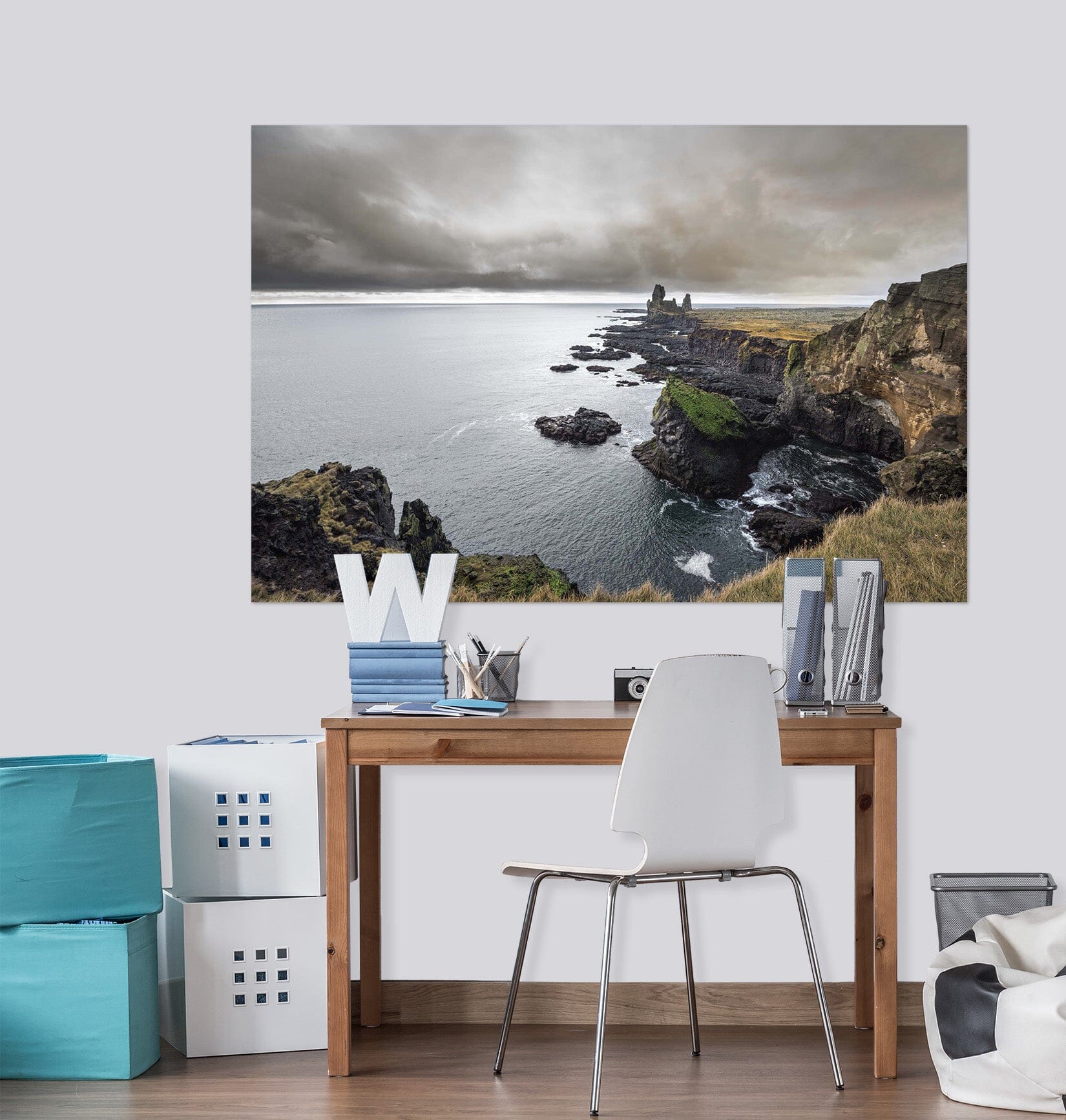 3D Storm River 172 Marco Carmassi Wall Sticker Wallpaper AJ Wallpaper 2
