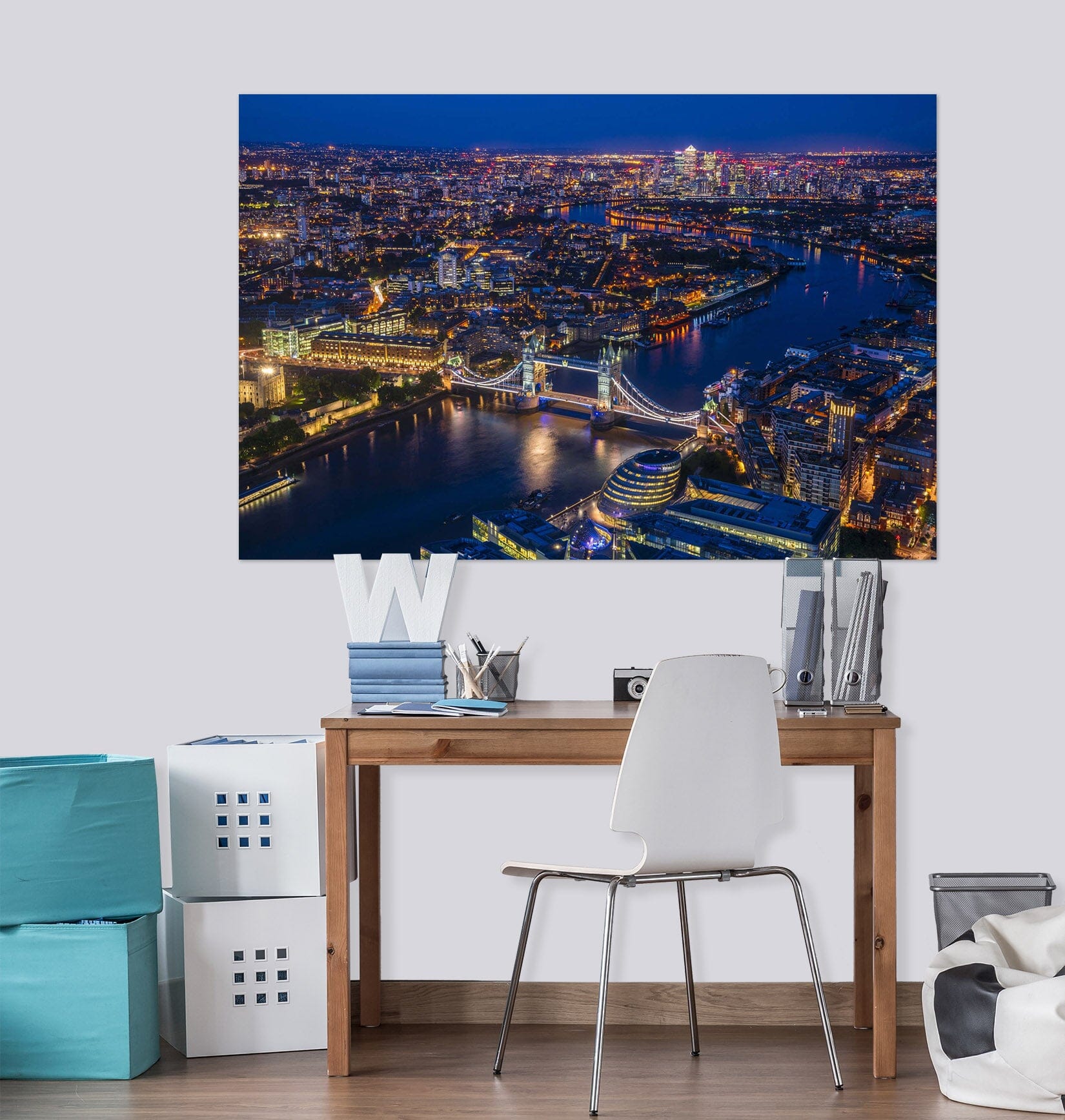 3D City Lights 122 Marco Carmassi Wall Sticker Wallpaper AJ Wallpaper 2