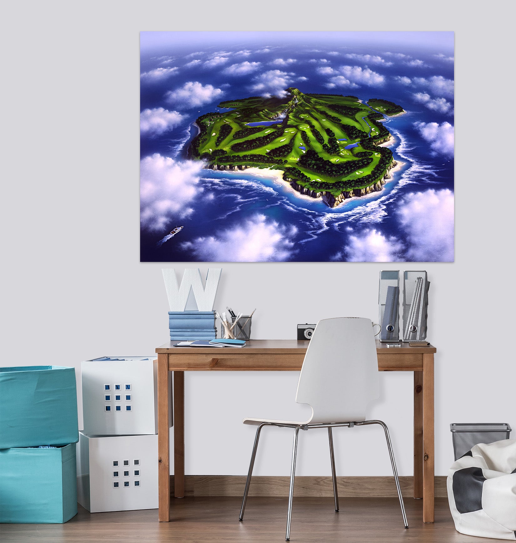 3D Paradise Isle 85161 Jerry LoFaro Wall Sticker