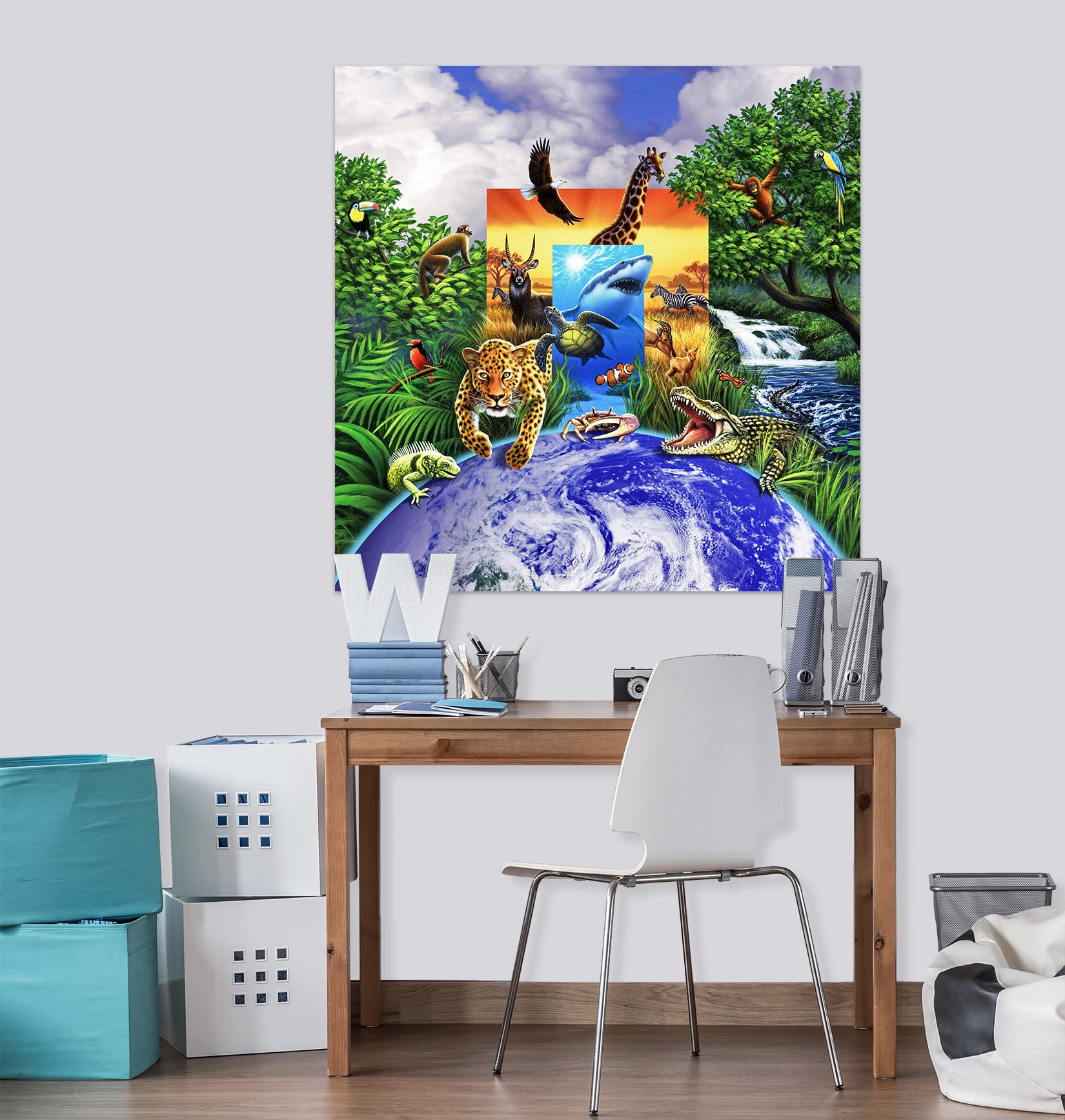 3D Wild World 85186 Jerry LoFaro Wall Sticker