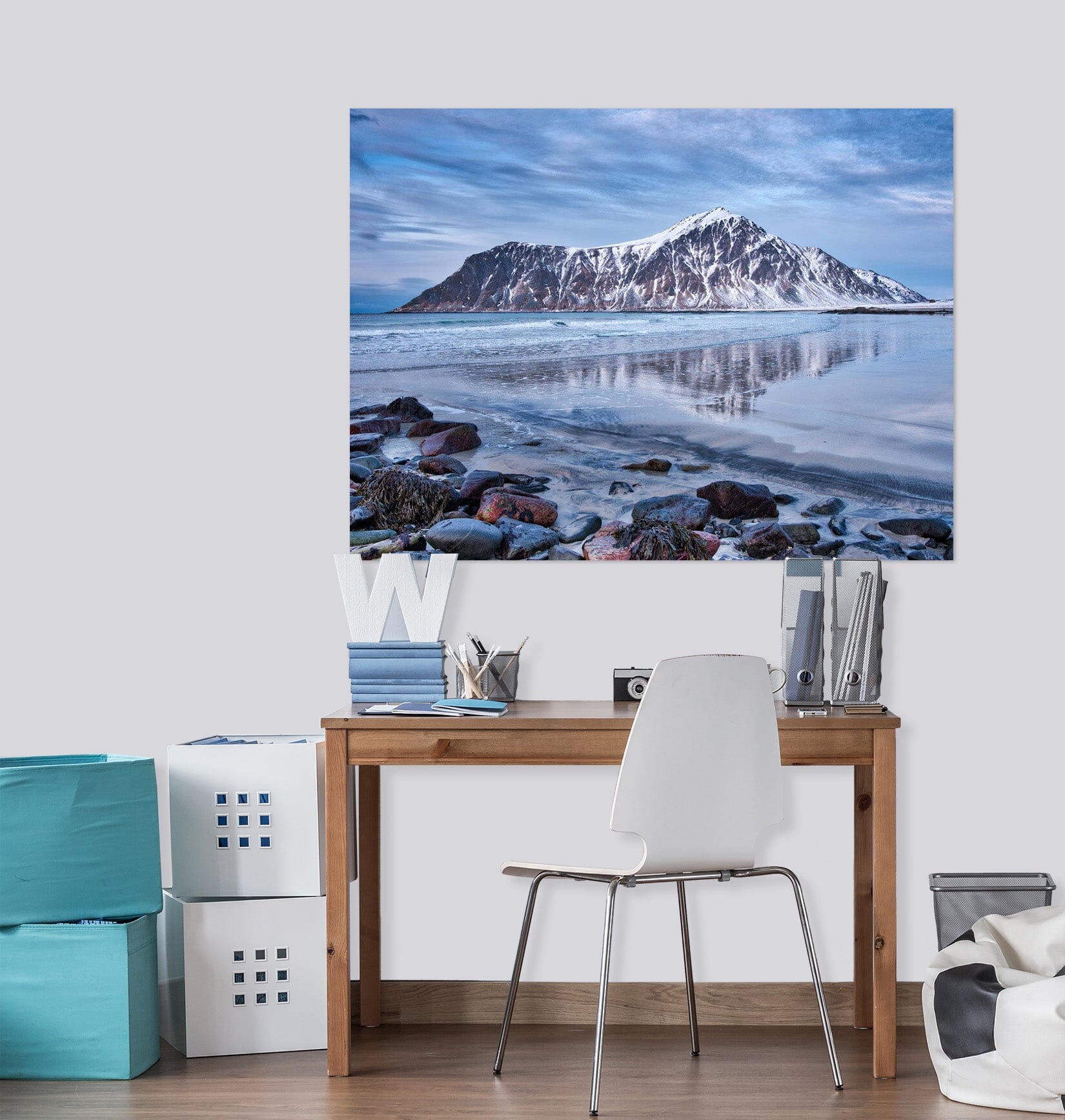 3D Snow Mountain 159 Marco Carmassi Wall Sticker Wallpaper AJ Wallpaper 2