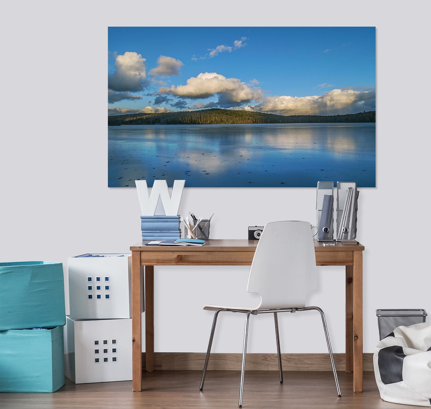 3D Blue Sky With Clouds 101 Jerry LoFaro Wall Sticker Wallpaper AJ Wallpaper 2