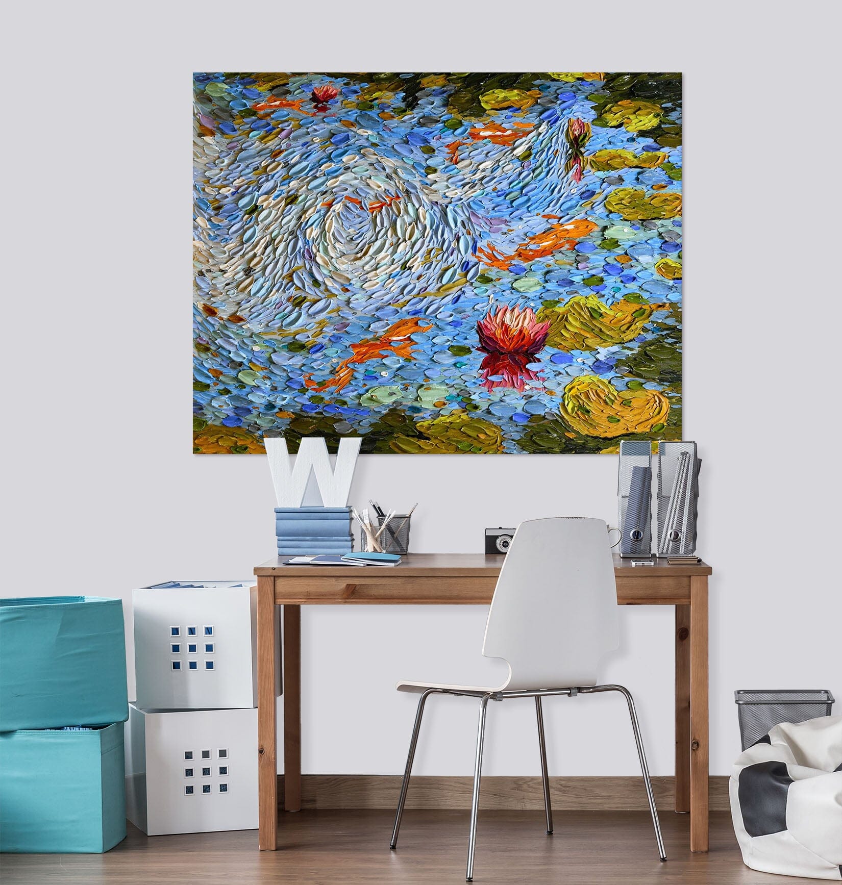 3D Lotus Light 019 Dena Tollefson Wall Sticker Wallpaper AJ Wallpaper 2