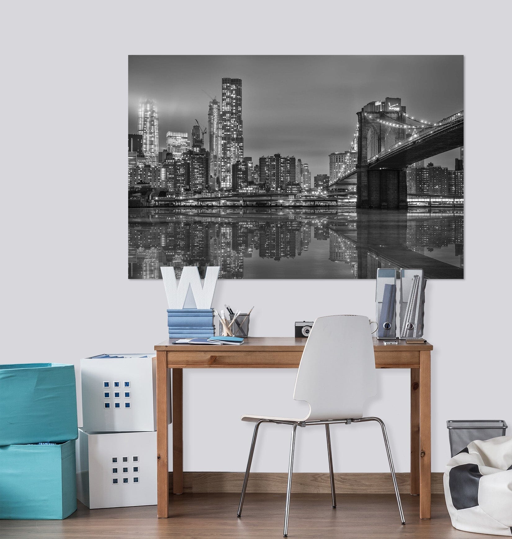 3D Grey City 145 Marco Carmassi Wall Sticker Wallpaper AJ Wallpaper 2