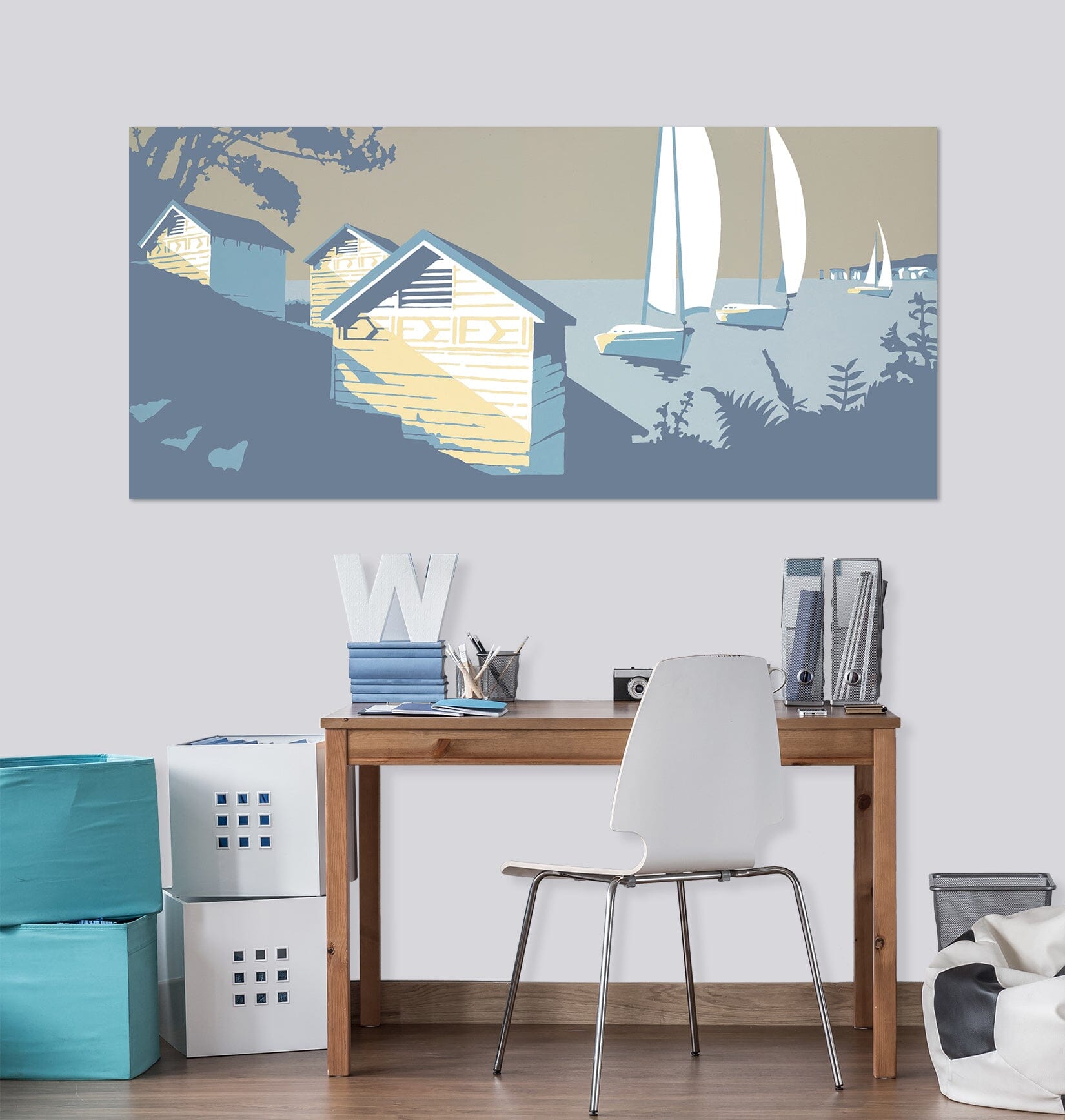 3D Sandbanks 013 Steve Read Wall Sticker Wallpaper AJ Wallpaper 2